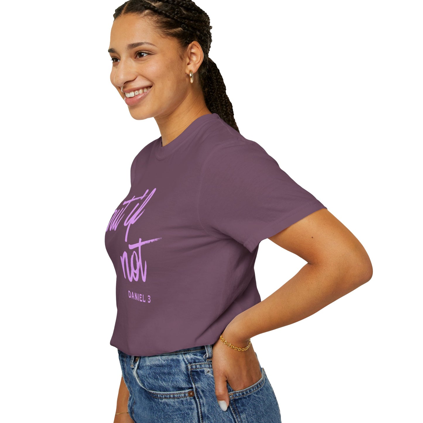 But If Not T-Shirt – Inspirational Biblical Script Tee (Daniel 3)