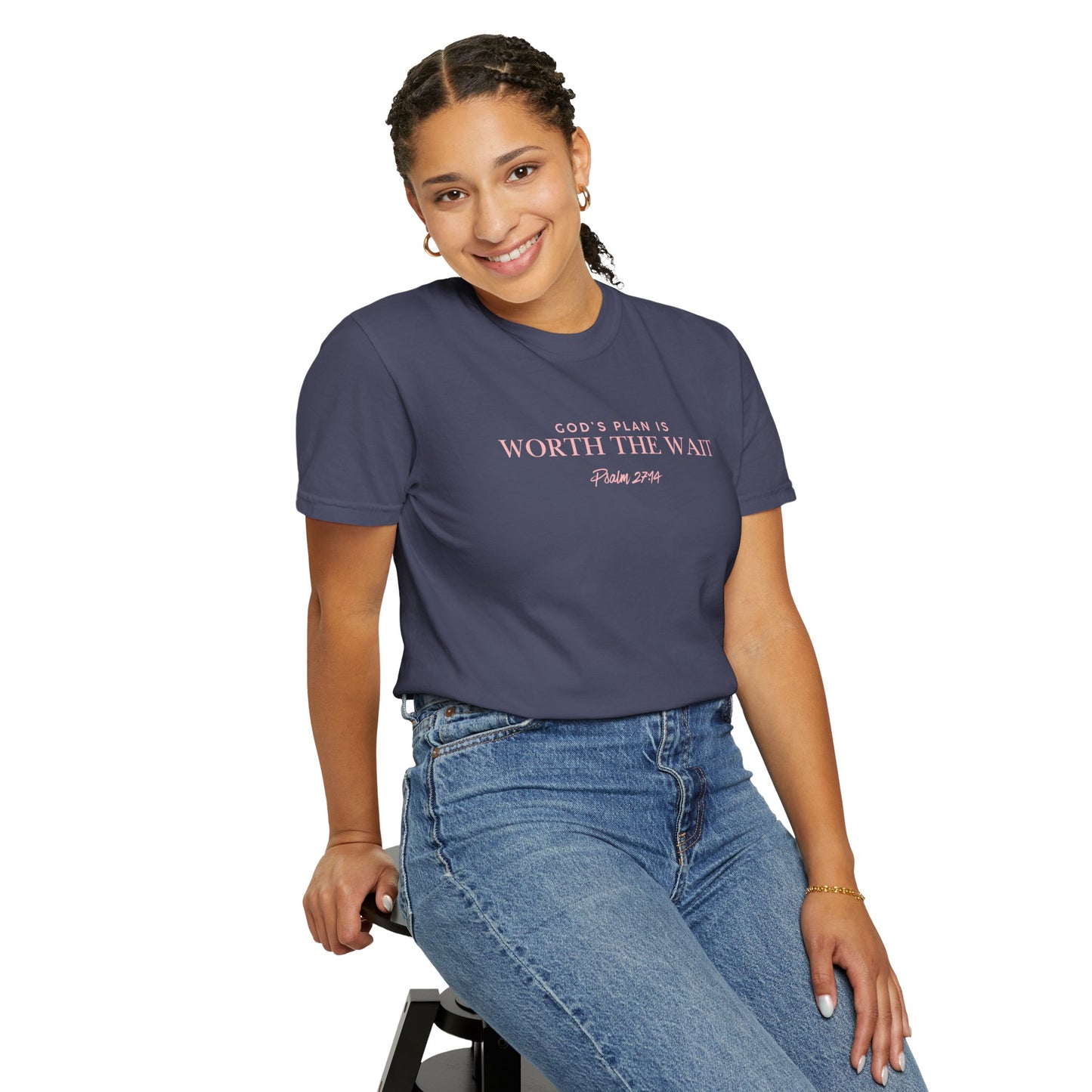 Worth the Wait T-Shirt — 'God & Grace' Inspirational Faith Tee