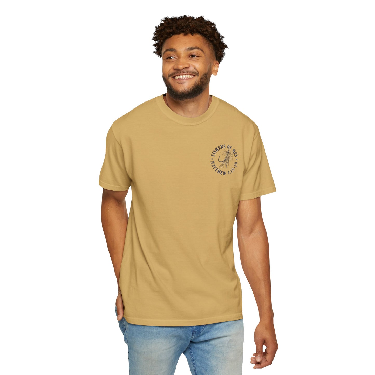 Fishers of Men T-Shirt — Christian Fishing Graphic Tee (Matthew 4:18-19)