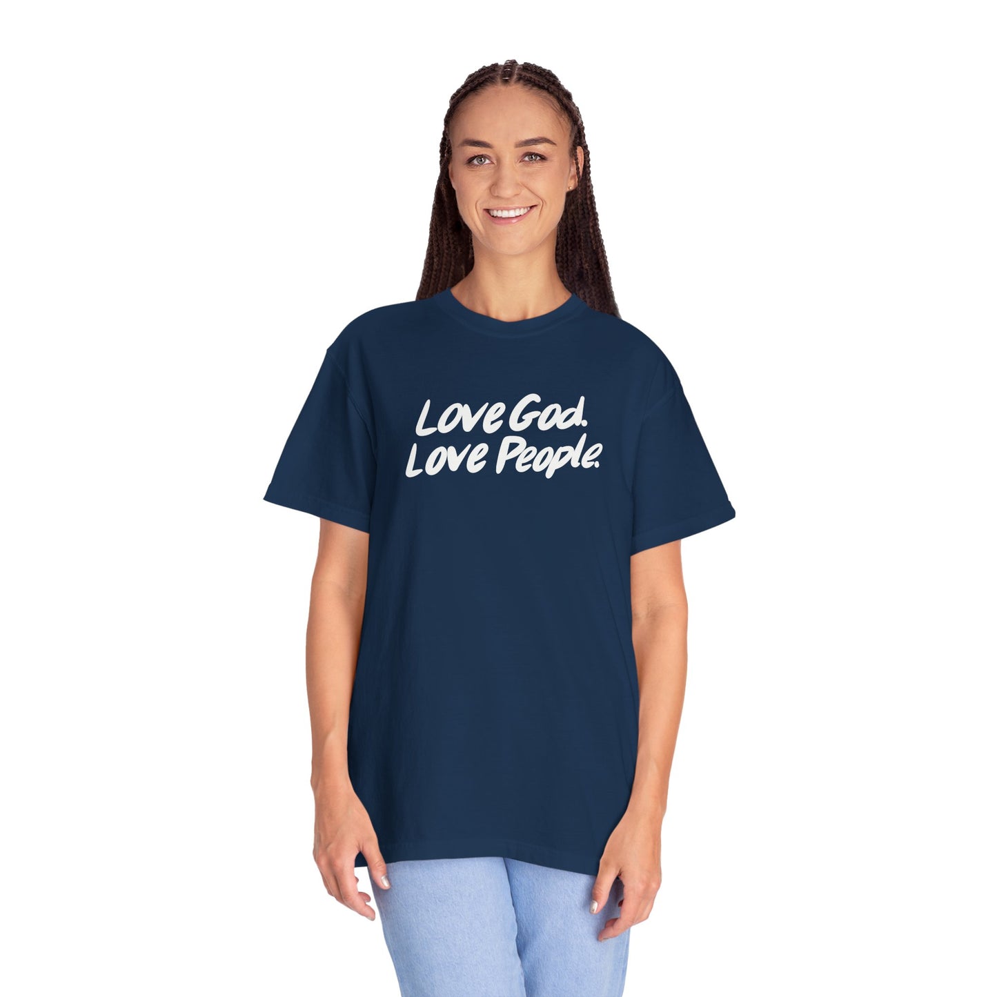 Love God. Love People. T‑Shirt — Faith Graphic Tee