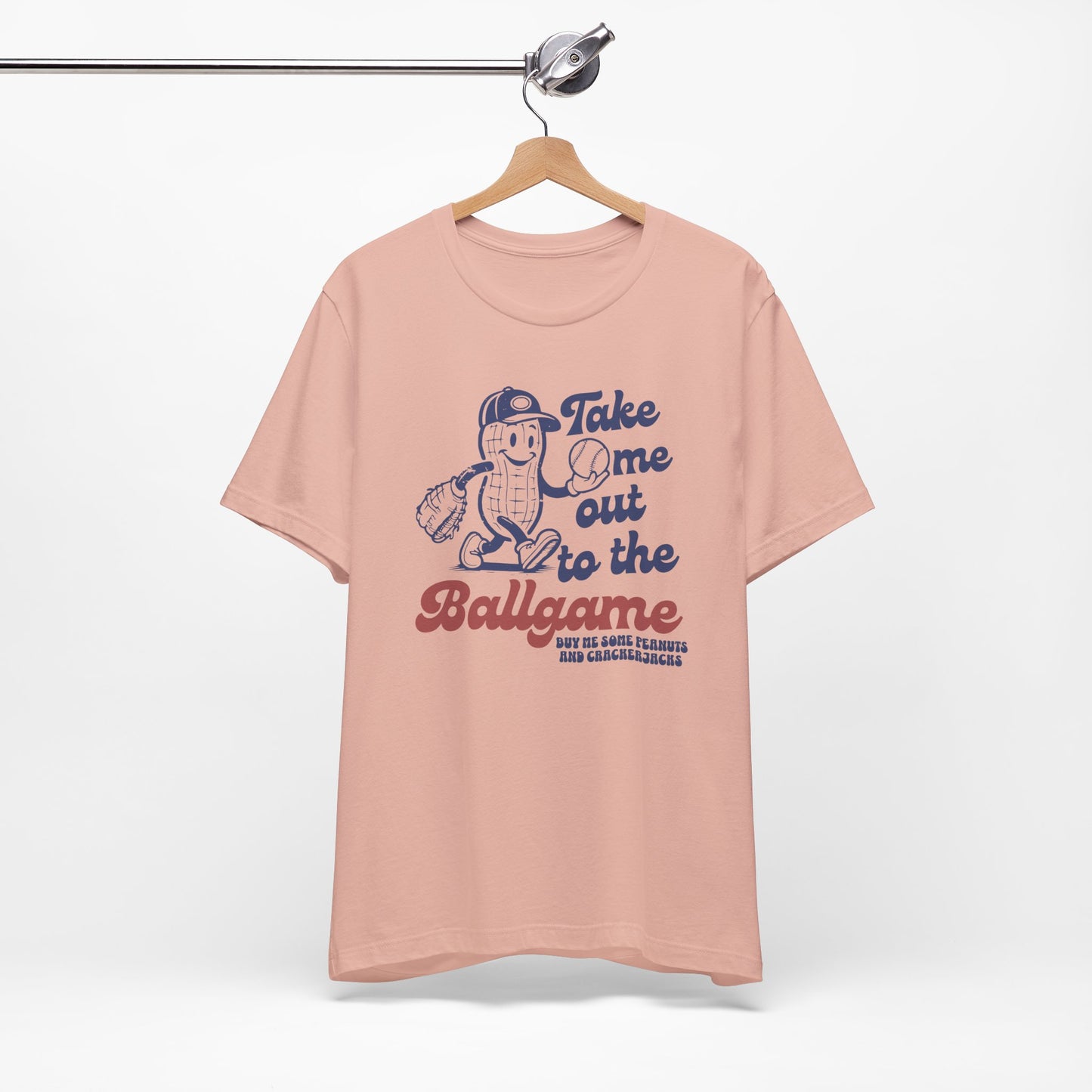 Baseball Tee — "Take Me Out to the Ballgame" Vintage Mascot T-Shirt