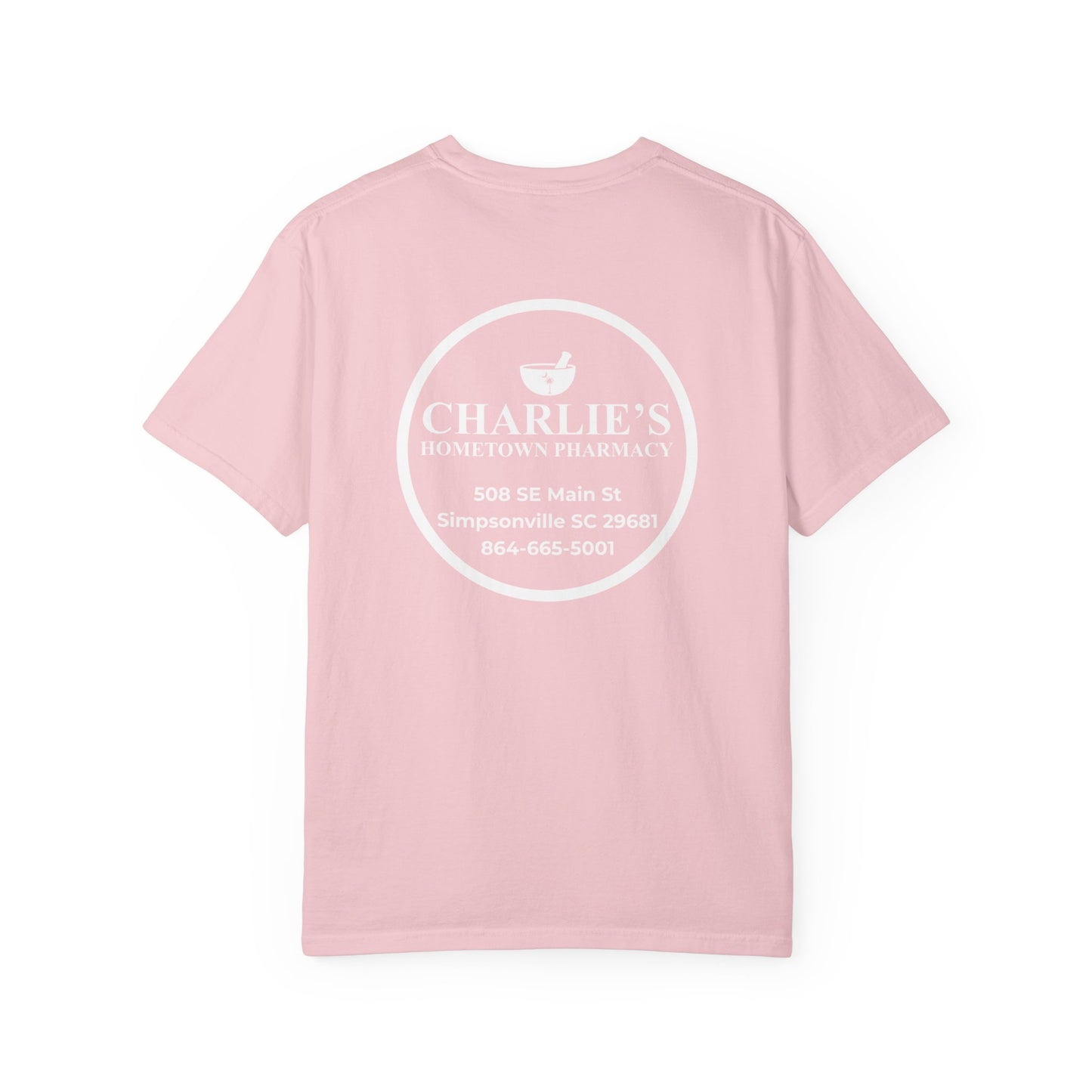 Pharmacy Logo T-Shirt — Charlie’s Hometown Pharmacy Logo Tee