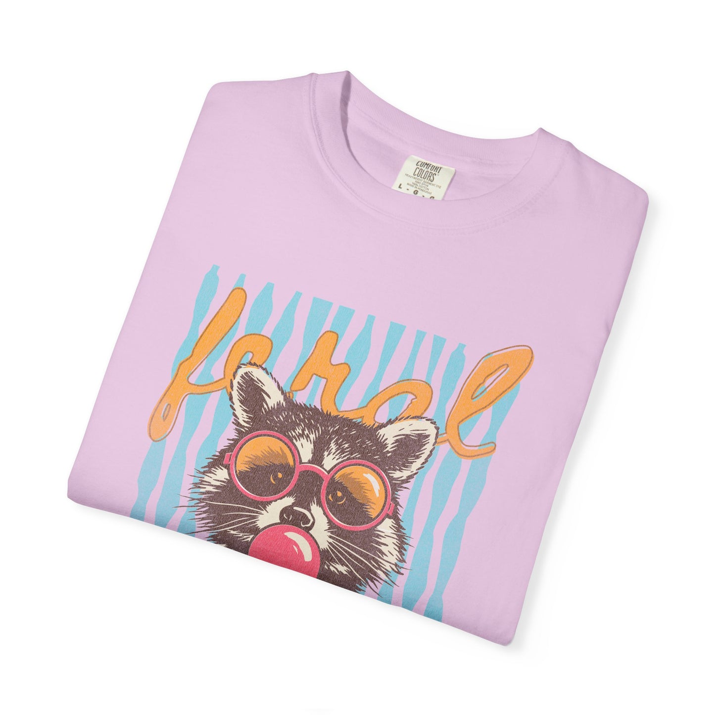 Raccoon Bubblegum Tee — Vintage Sunglasses Graphic T-Shirt