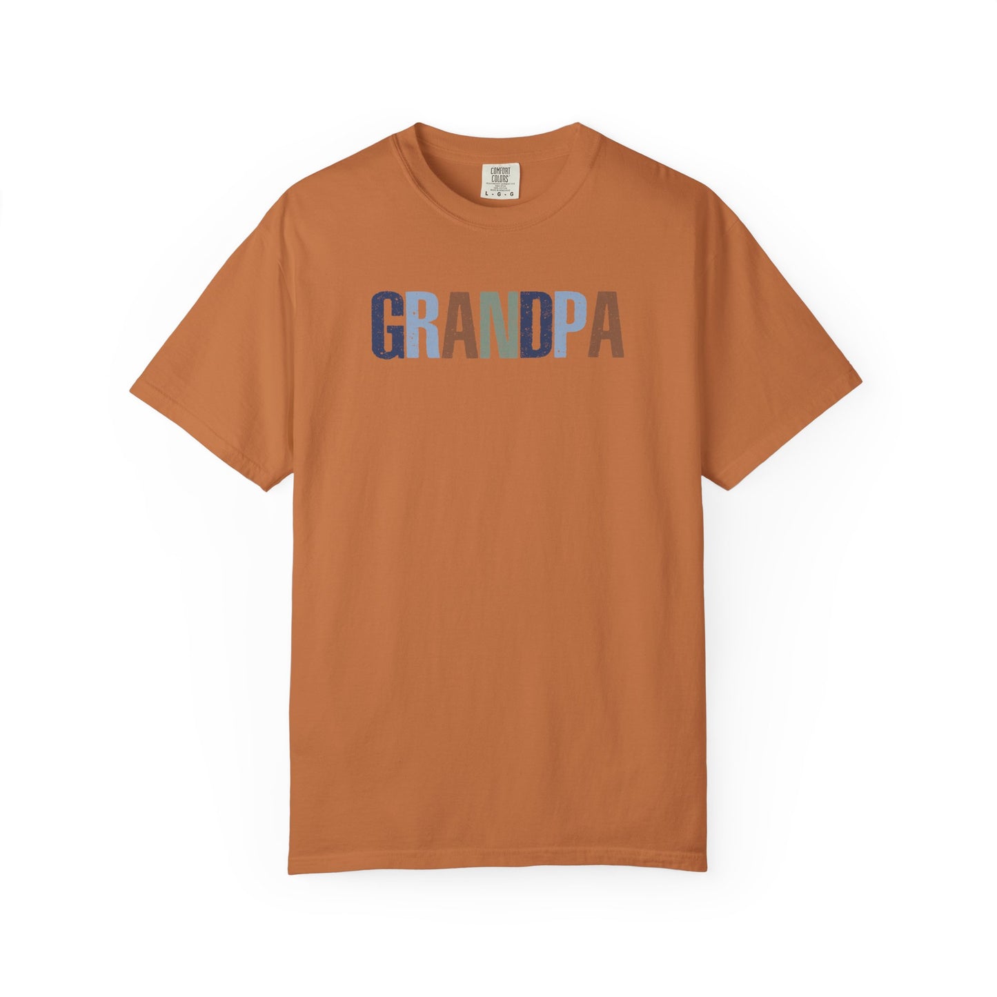 Grandpa Vintage Lettering T-Shirt — Comfortable Dad/Grandparent Gift for Father's Day