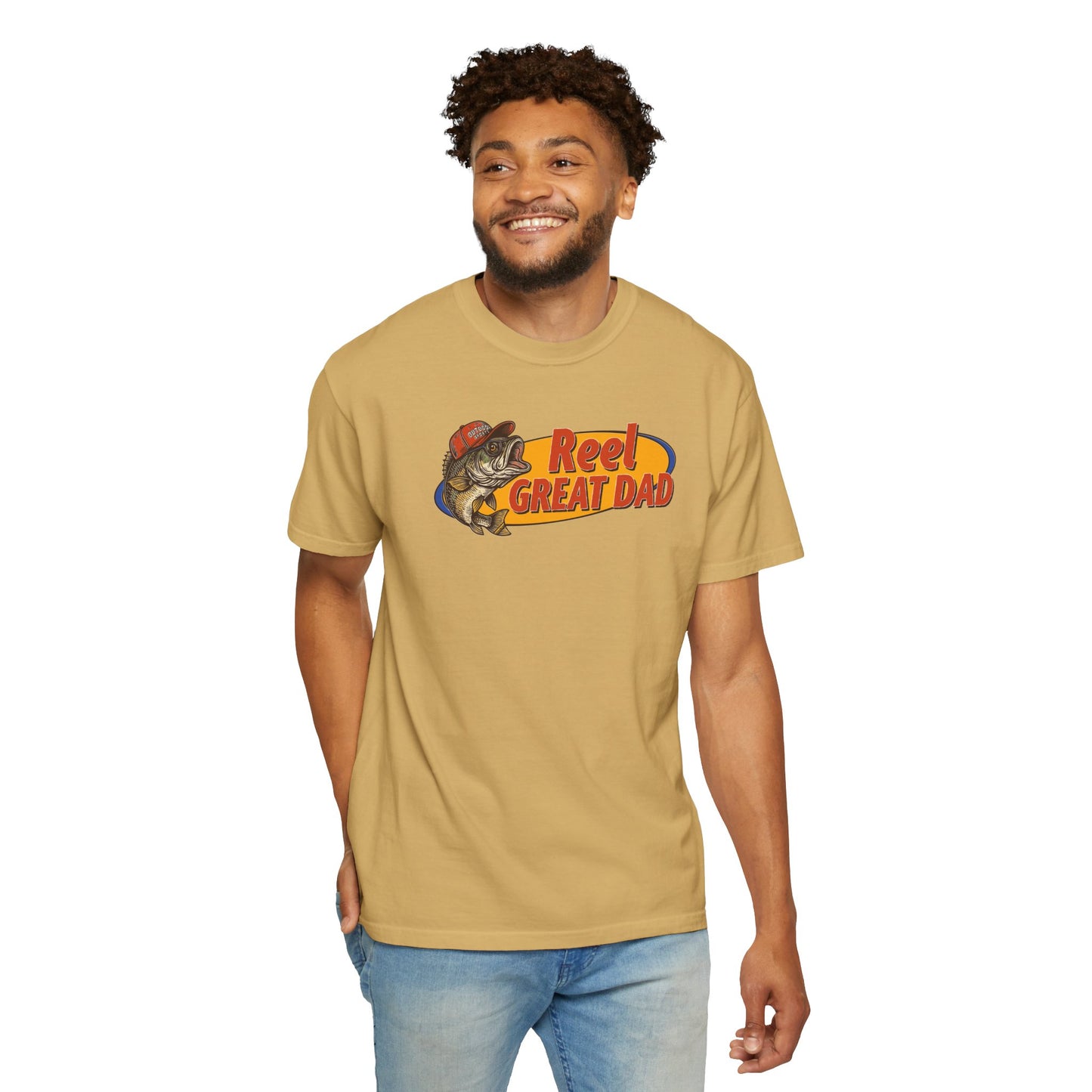 Reel Great Dad T-Shirt – Fishing Dad Graphic Tee
