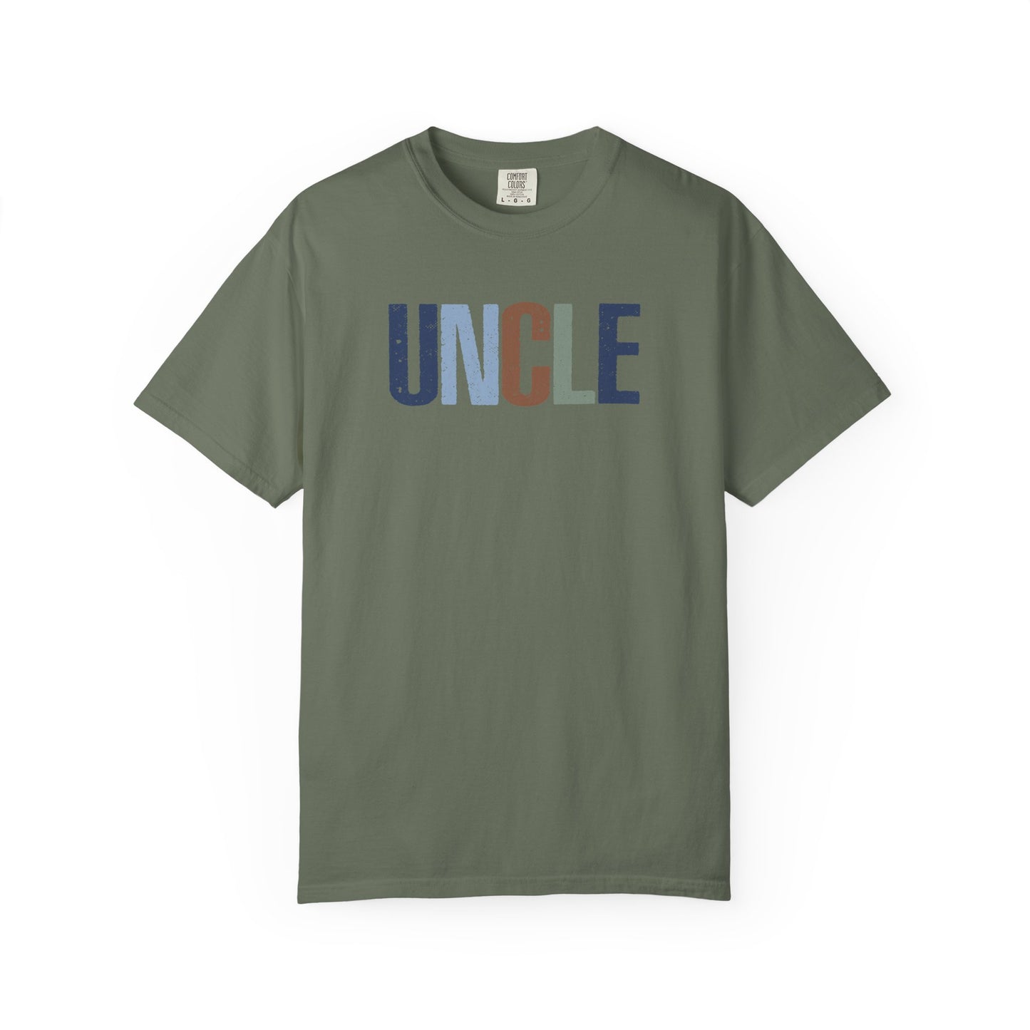 Uncle Graphic T-Shirt — Vintage Americana Lettering Tee for Dads & Family Gifts
