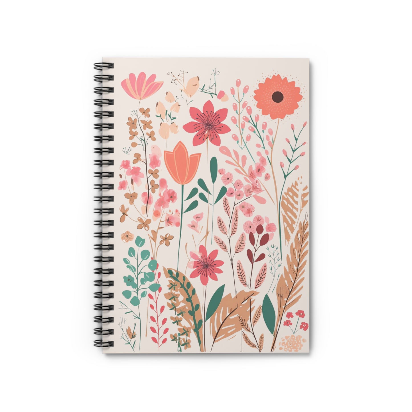 Floral Spiral Notebook