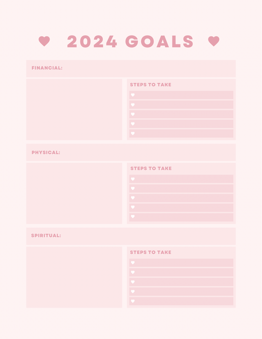 2024 Goal Setter- Digital Download
