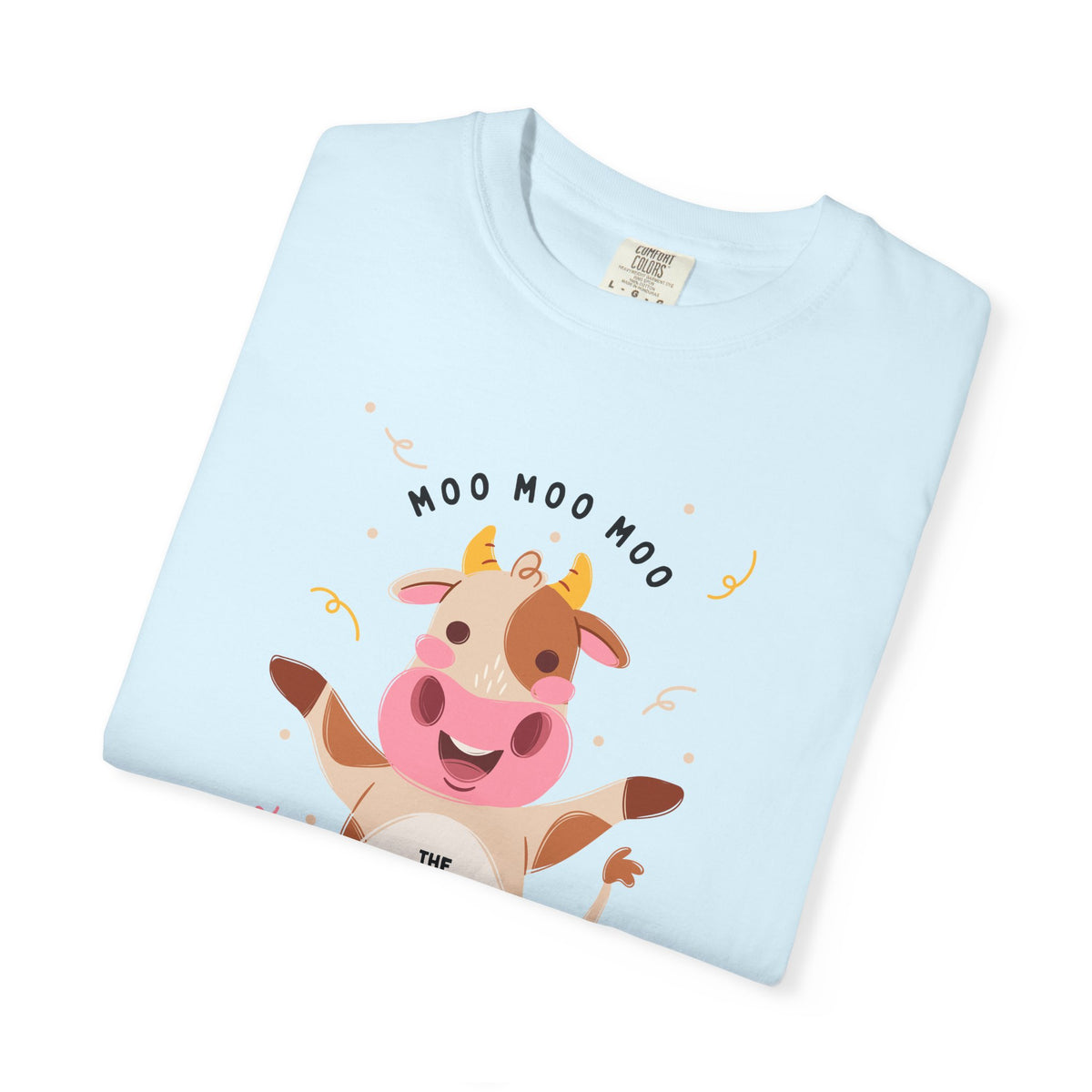Mighty Moo Cow Graphic T-Shirt — Cute Farm Animal Tee