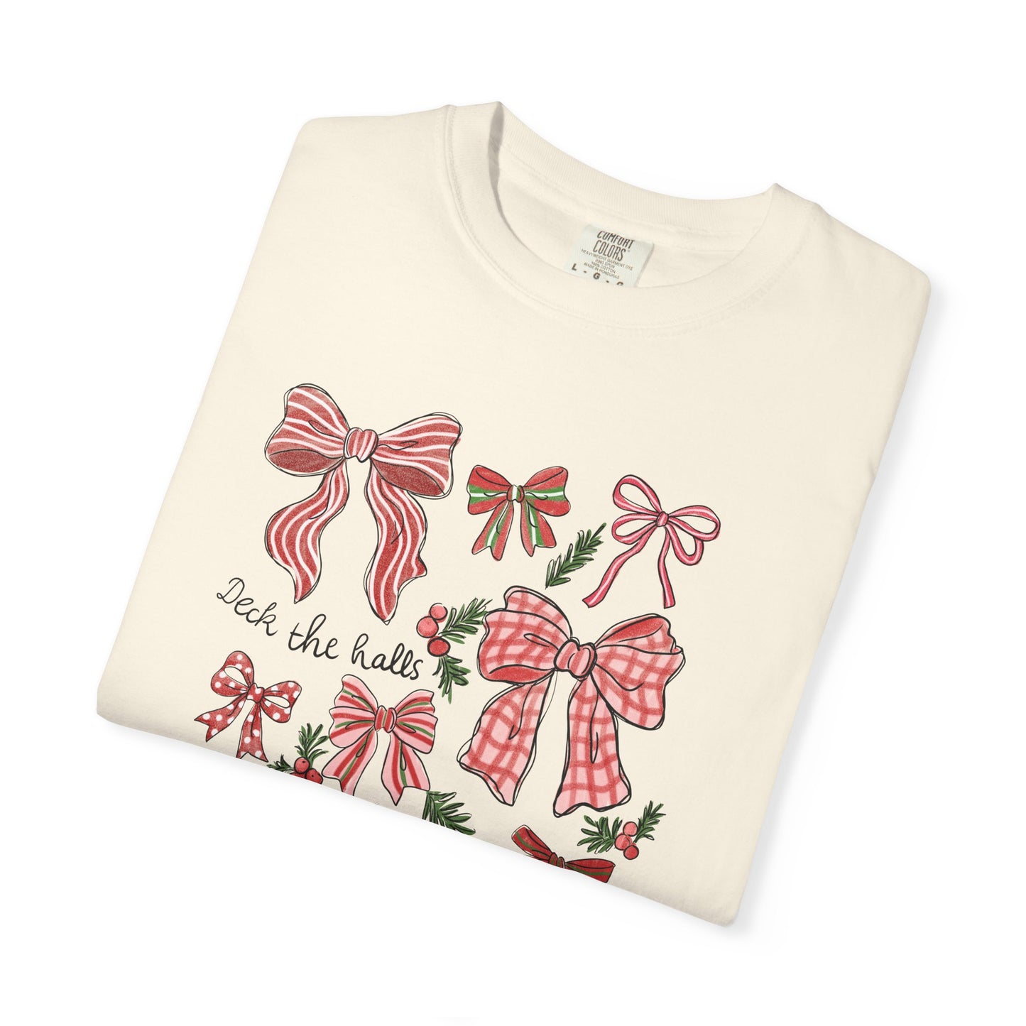 Bows & Holly Comfort Colors T-shirt