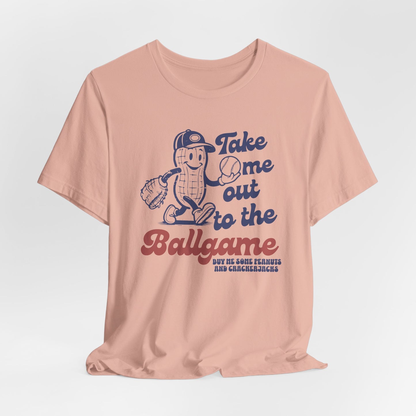 Baseball Tee — "Take Me Out to the Ballgame" Vintage Mascot T-Shirt
