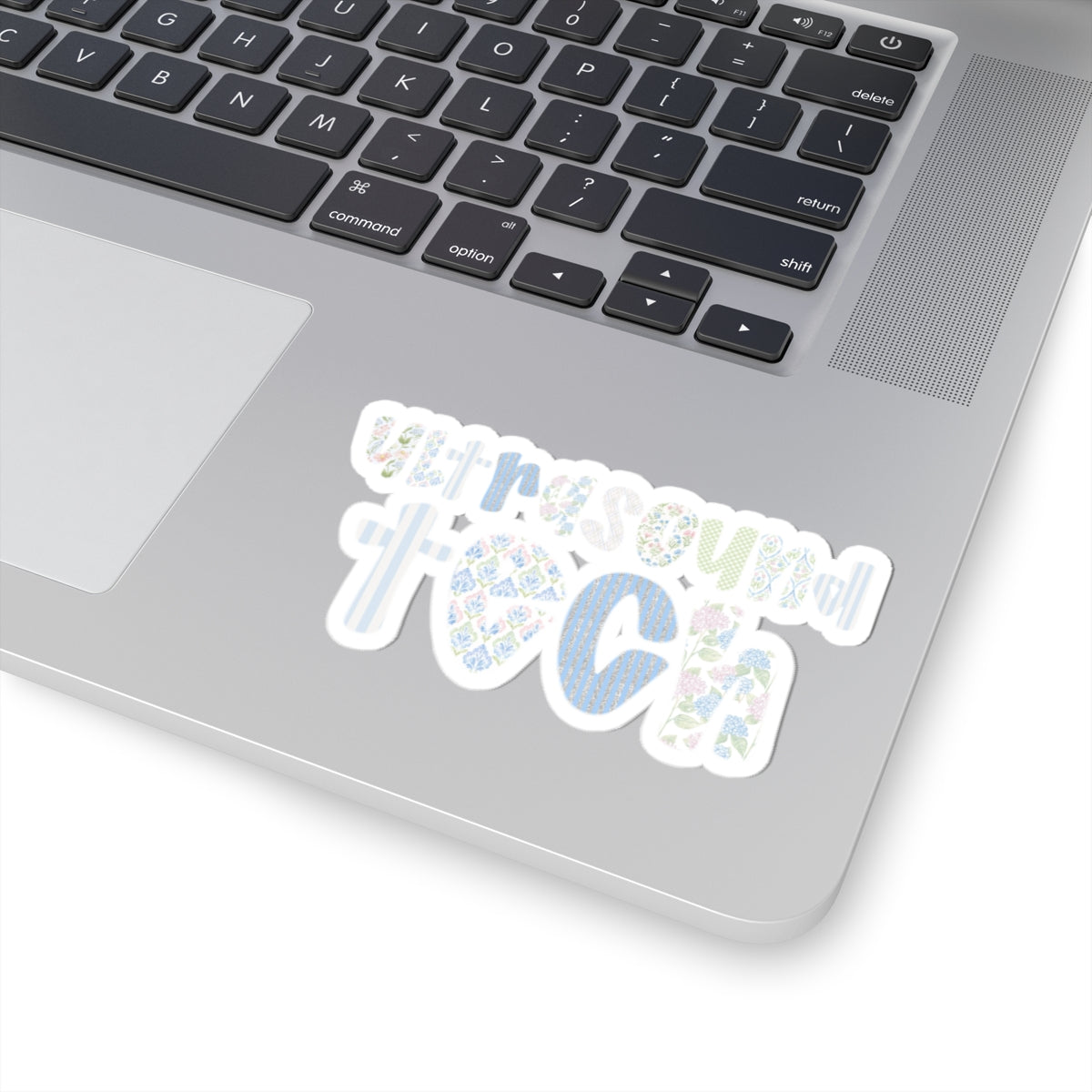 Vintage Floral 'Ultrasound Tech' Kiss-Cut Sticker