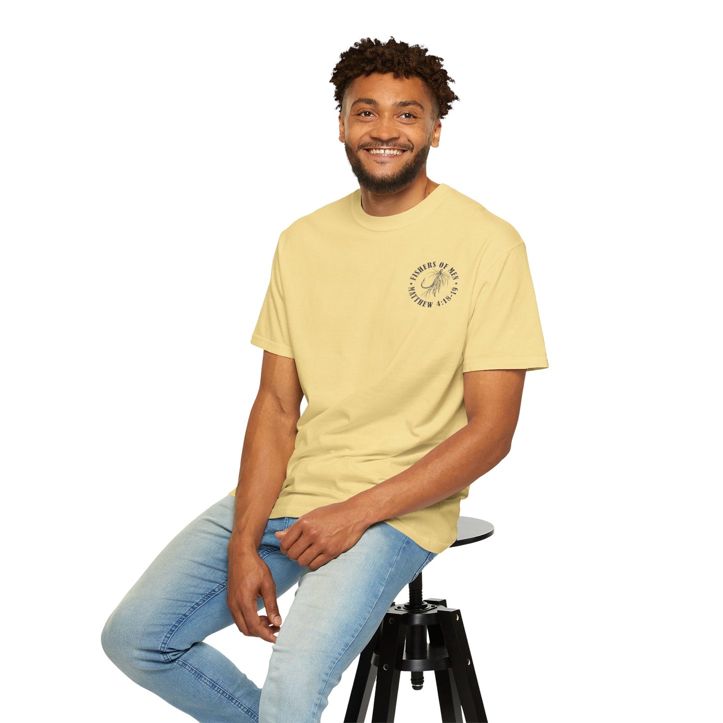 Fishers of Men T-Shirt — Christian Fishing Graphic Tee (Matthew 4:18-19)
