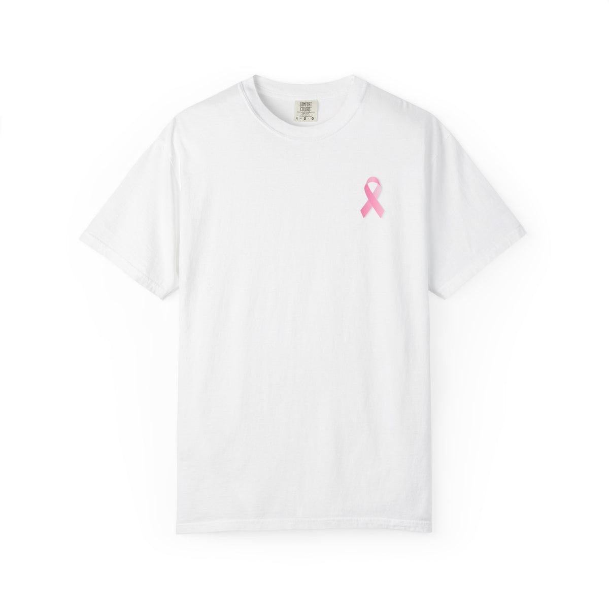 Breast Cancer Awareness T-Shirt — "No One Fights Alone" Flag Tee