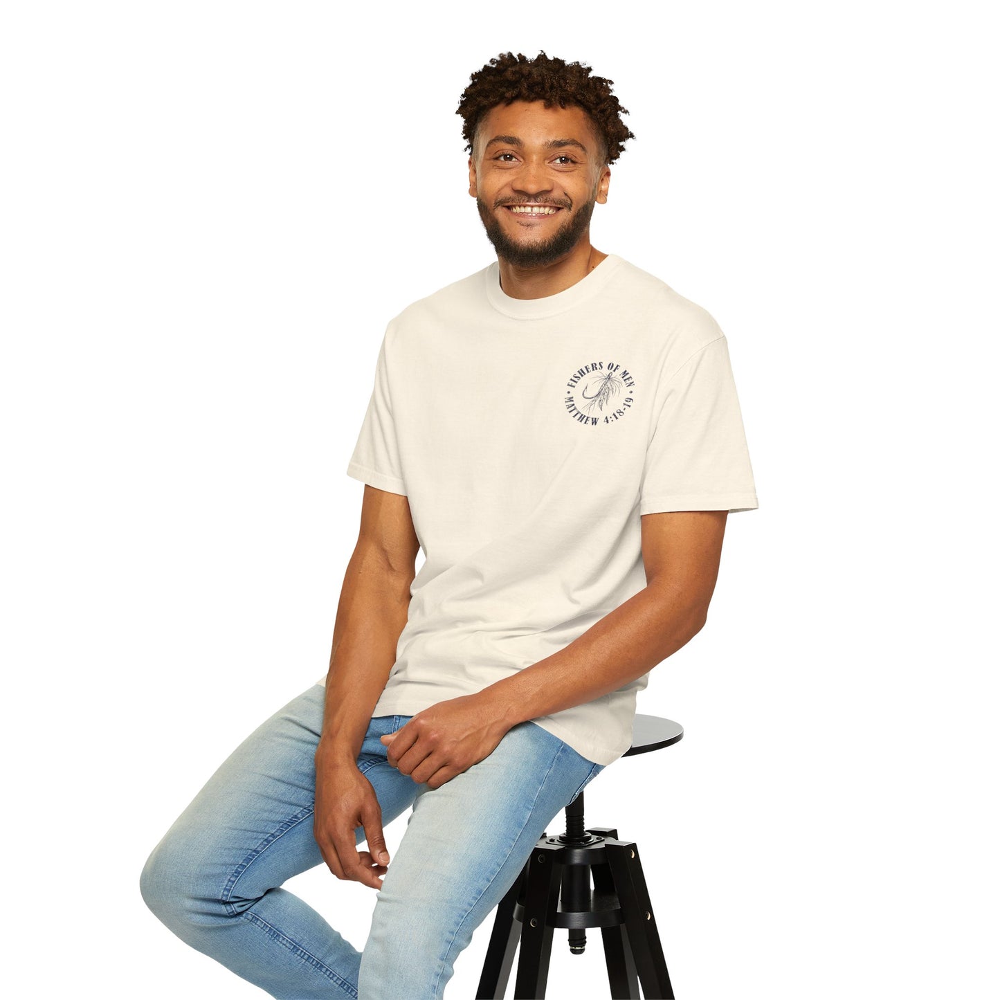 Fishers of Men T-Shirt — Christian Fishing Graphic Tee (Matthew 4:18-19)
