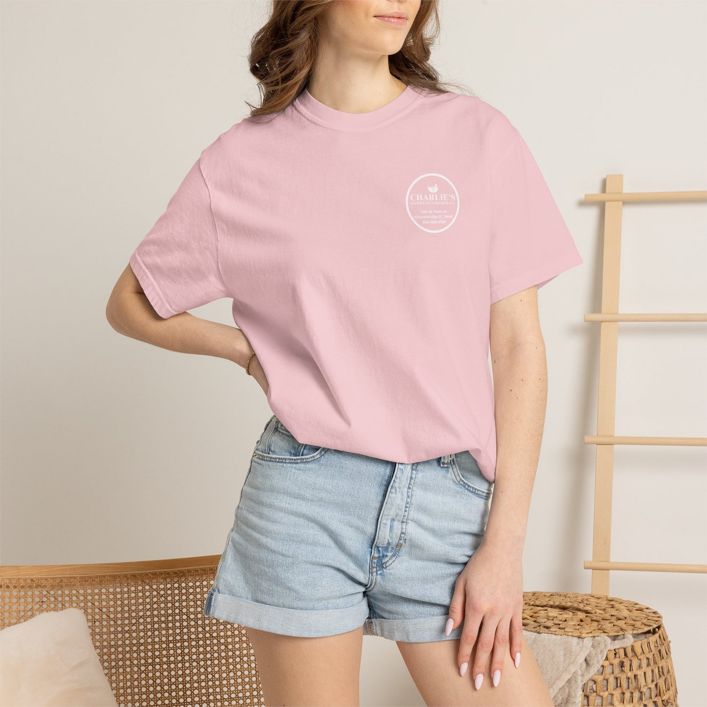 Pharmacy Logo T-Shirt — Charlie’s Hometown Pharmacy Logo Tee