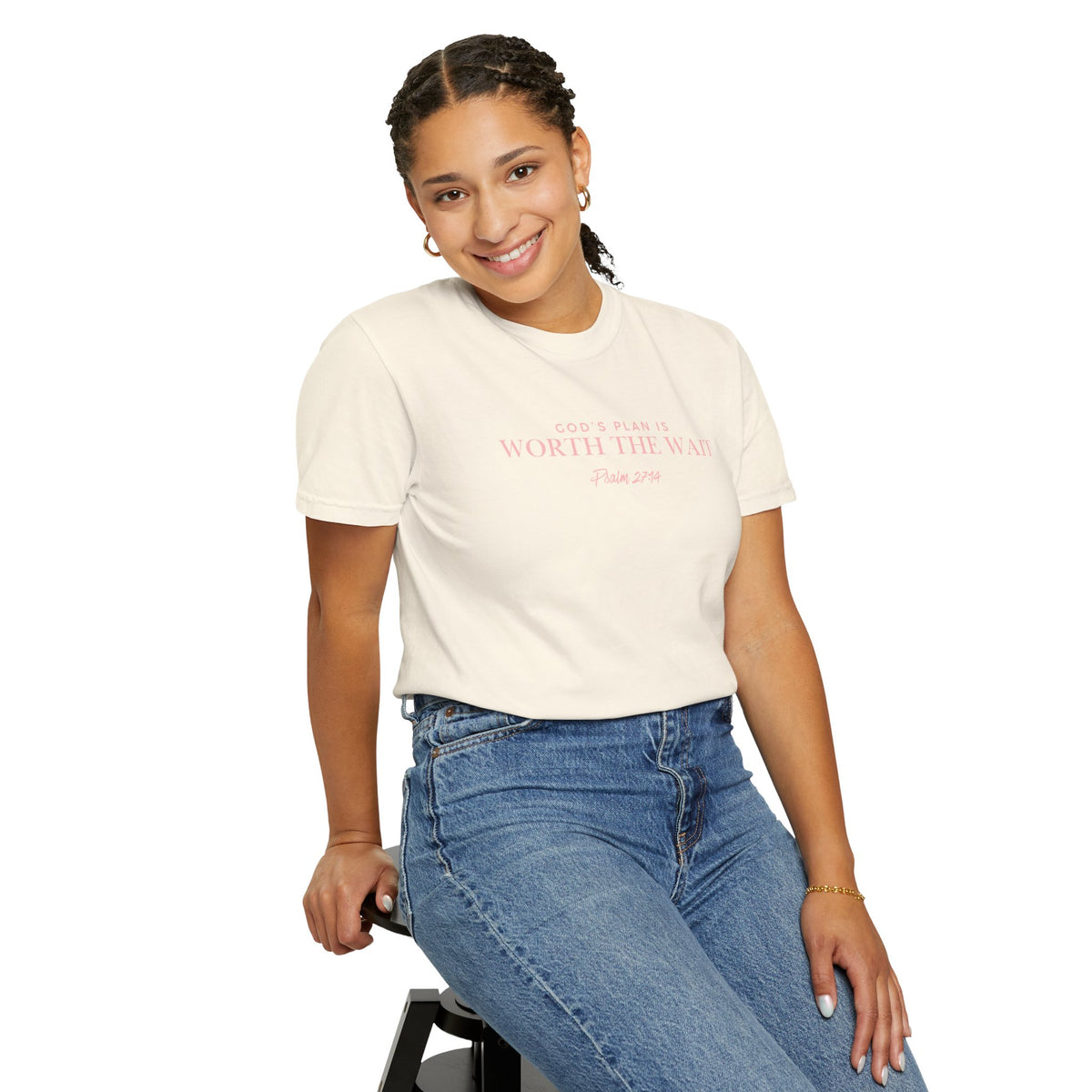 Worth the Wait T-Shirt — 'God & Grace' Inspirational Faith Tee