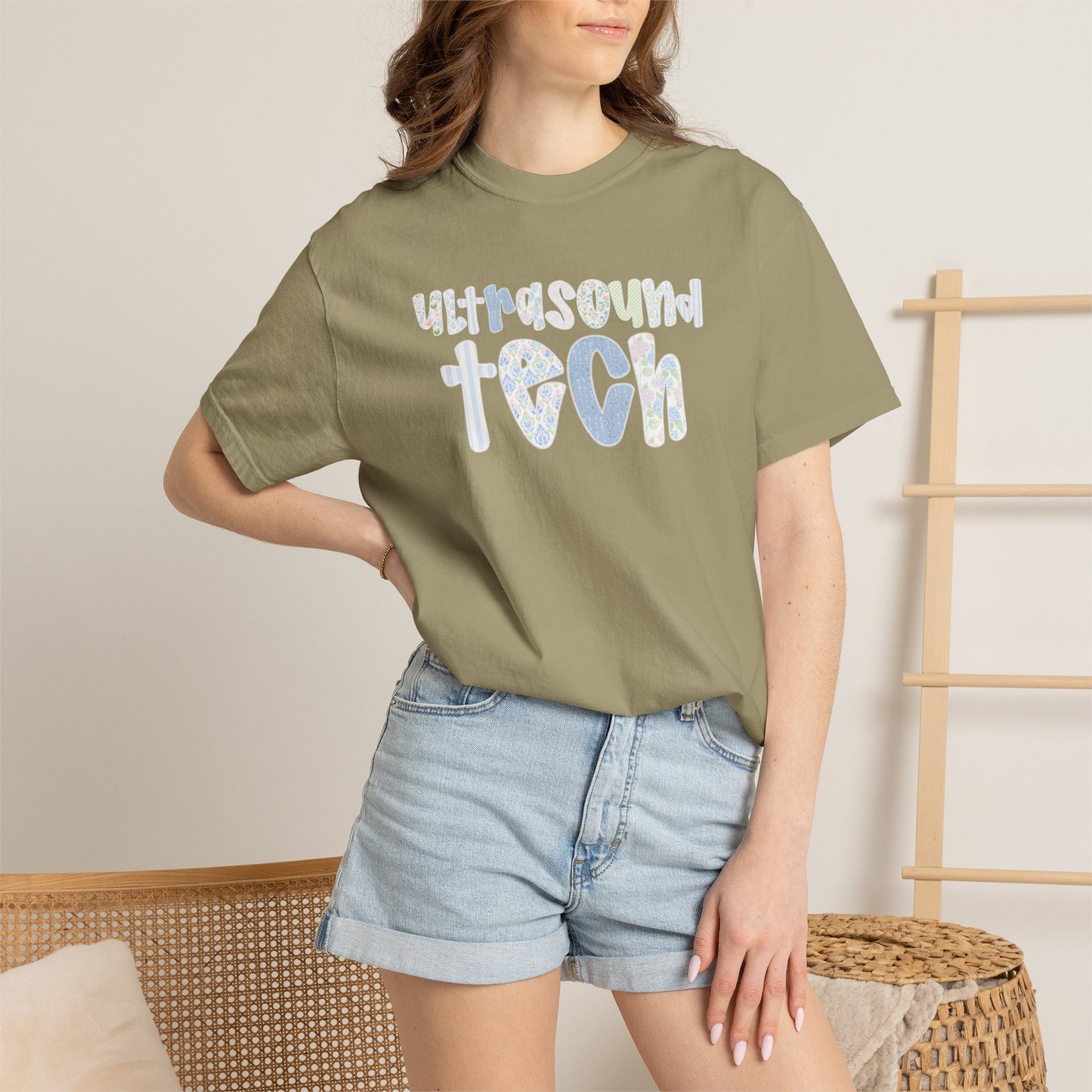 Ultrasound Tech T-Shirt — Cute Pastel Medical Sonographer Tee