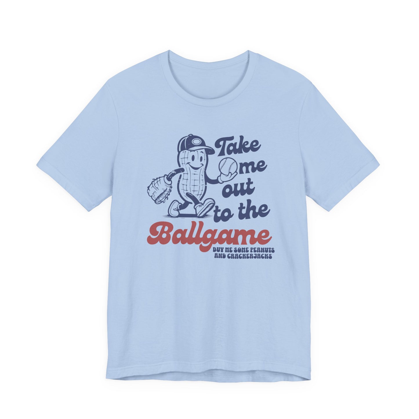 Baseball Tee — "Take Me Out to the Ballgame" Vintage Mascot T-Shirt
