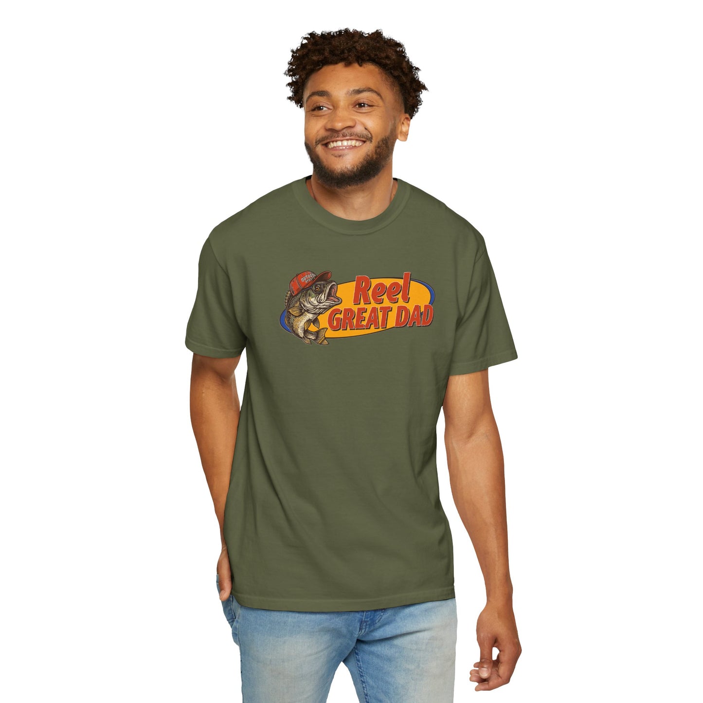 Reel Great Dad T-Shirt – Fishing Dad Graphic Tee