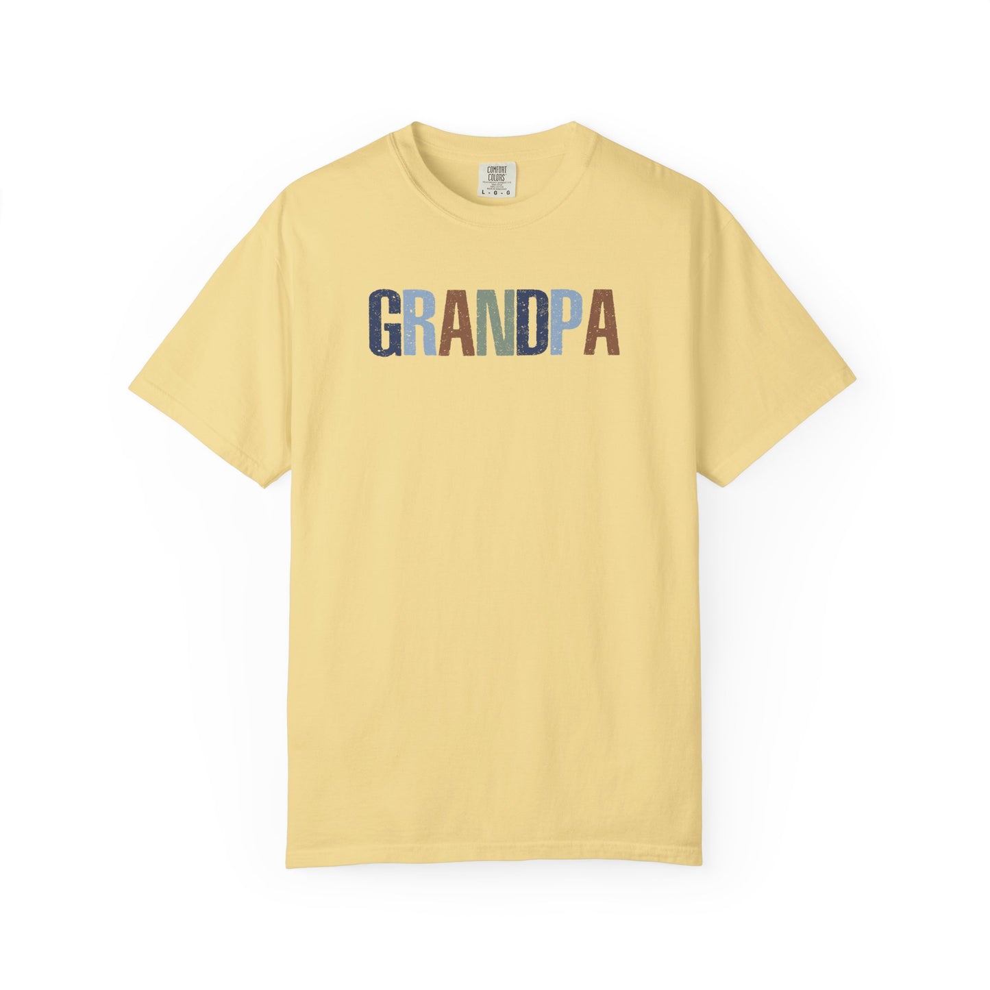 Grandpa Vintage Lettering T-Shirt — Comfortable Dad/Grandparent Gift for Father's Day