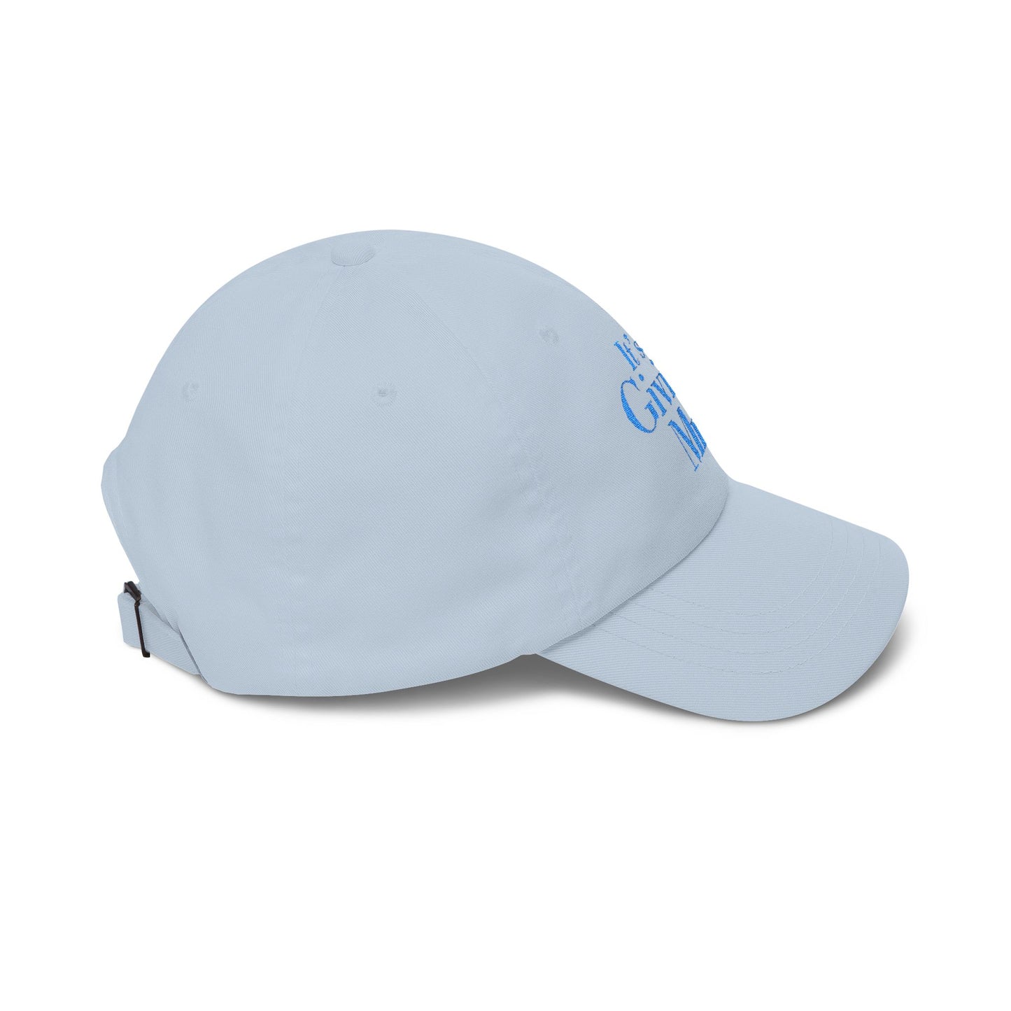 Dad Cap — "It's Giving Mrs" Embroidered White Baseball Hat