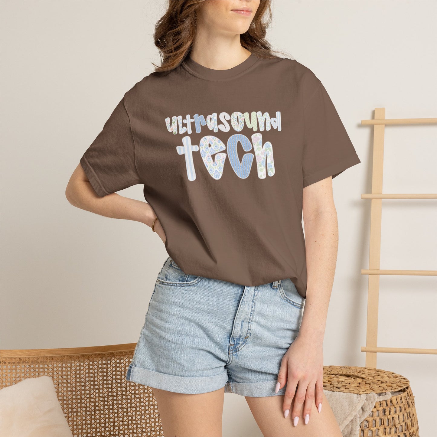 Ultrasound Tech T-Shirt — Cute Pastel Medical Sonographer Tee