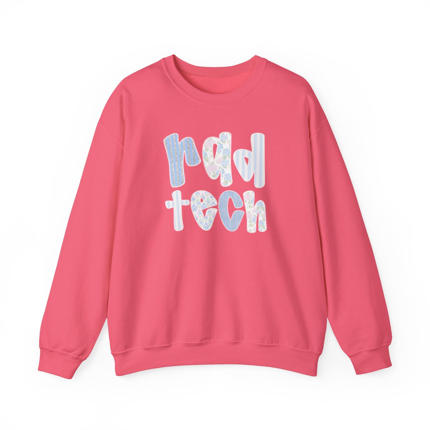 Rad Tech Crewneck Sweatshirt — Pastel Floral
