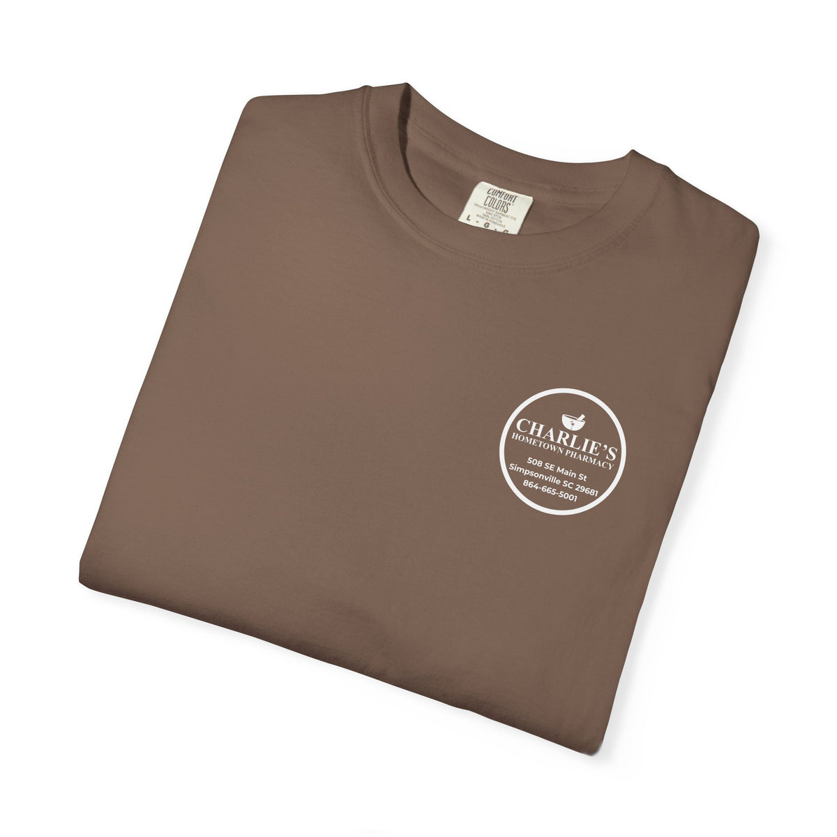 Pharmacy Logo T-Shirt — Charlie’s Hometown Pharmacy Logo Tee