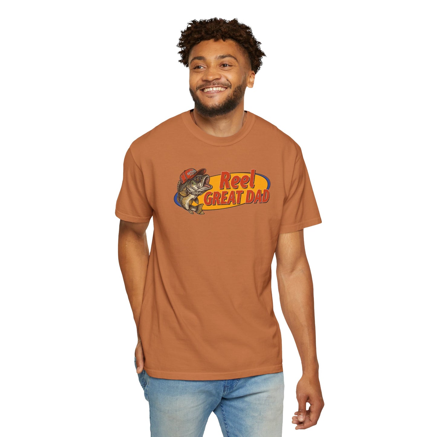 Reel Great Dad T-Shirt – Fishing Dad Graphic Tee