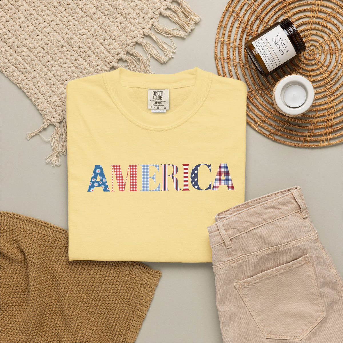 America Patriotic T-Shirt — Stars & Stripes Graphic Tee