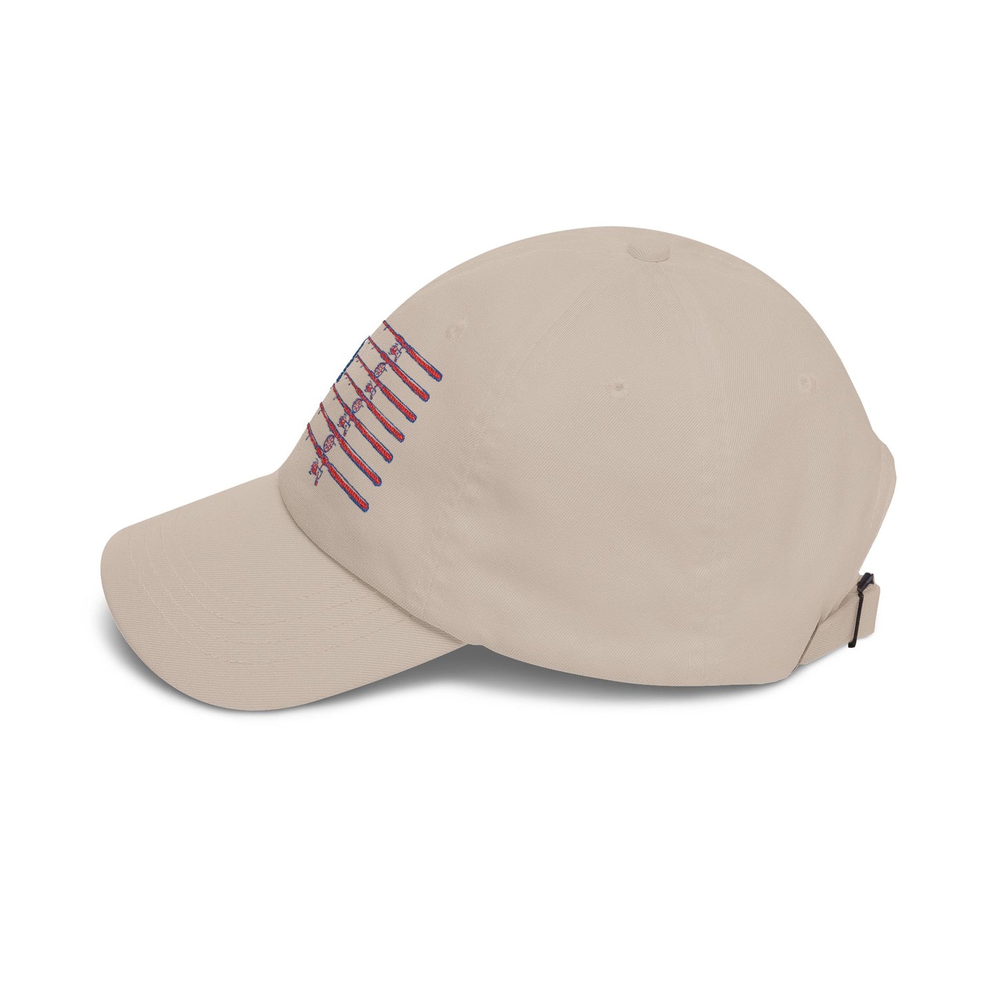 Dad Cap — Distressed American Flag Embroidered Baseball Hat