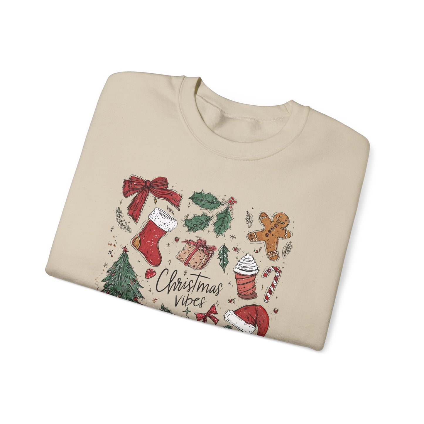 Christmas Doodles Crewneck Sweatshirt