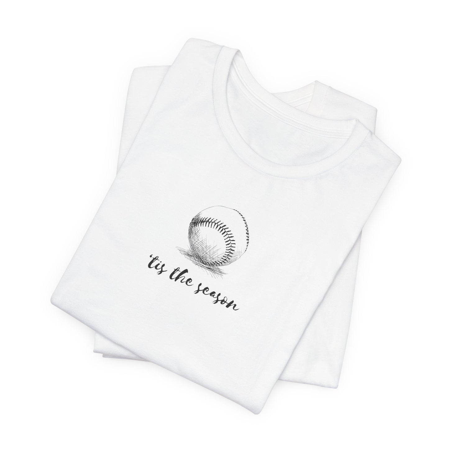 T-Shirt — 'Tis the Season' Minimal Baseball Tee
