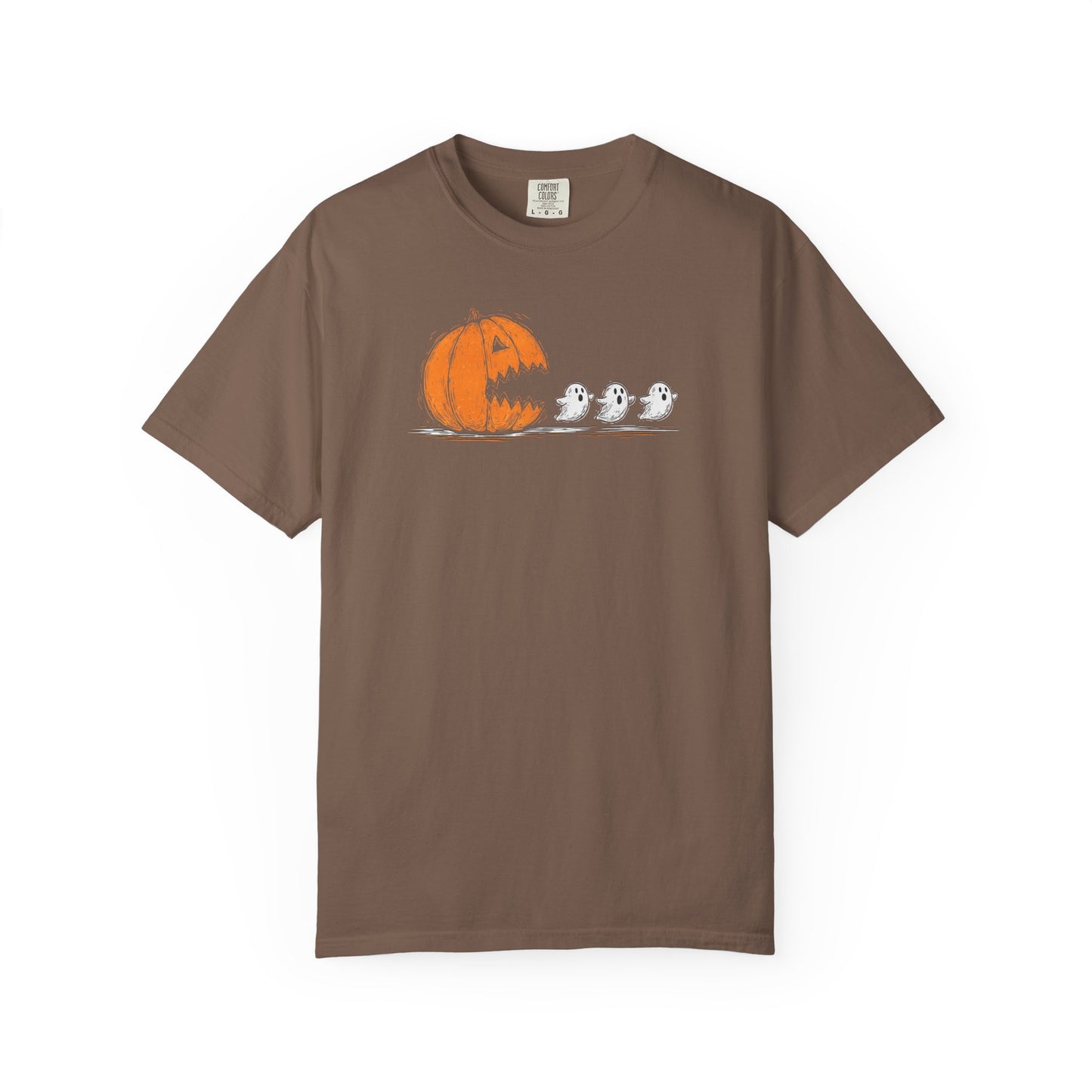 Halloween "Pac Man: Pumpkin Ghosts T-Shirt — Cute Trio Spooky Tee