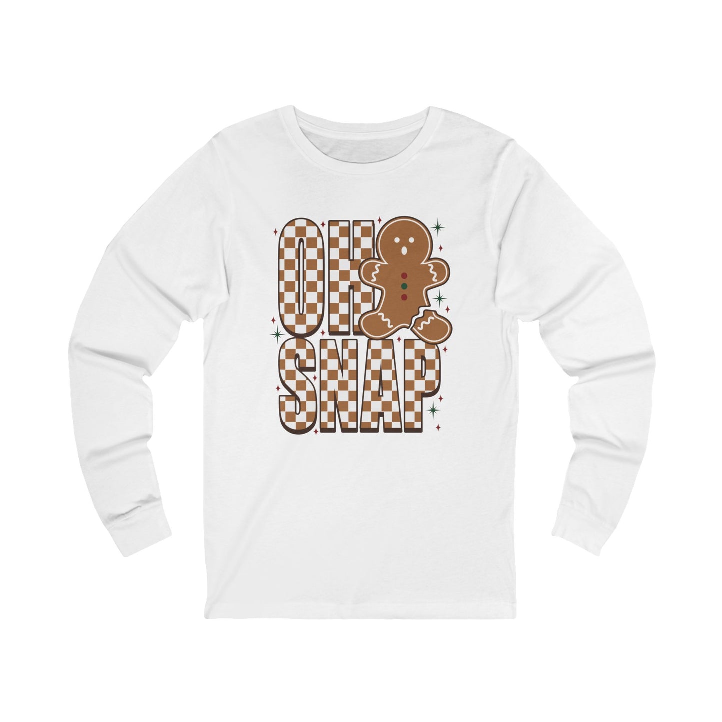 Oh Snap Gingerbread Man Long-sleeve Tee