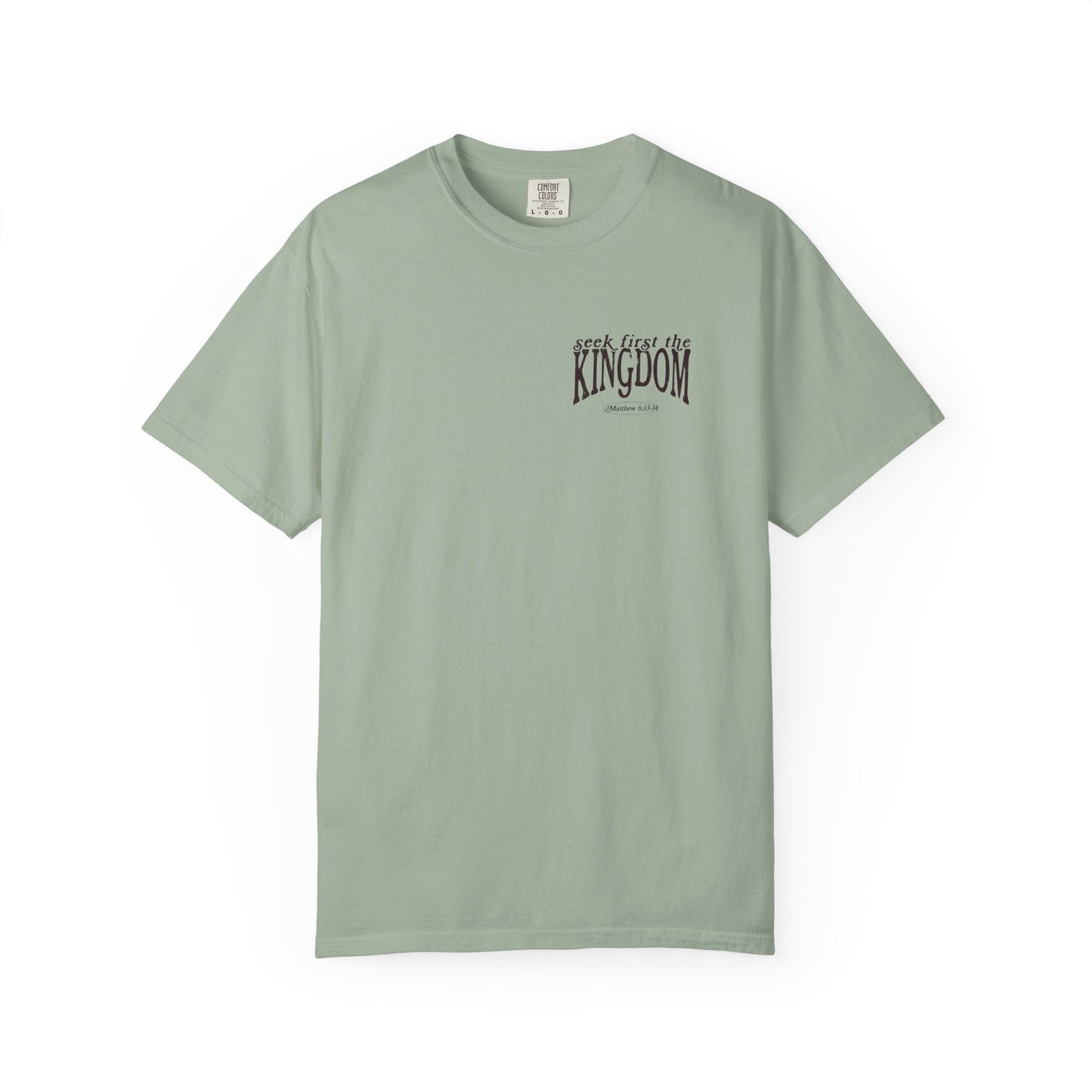 Seek First the Kingdom T-Shirt — Floral Faith Graphic Tee