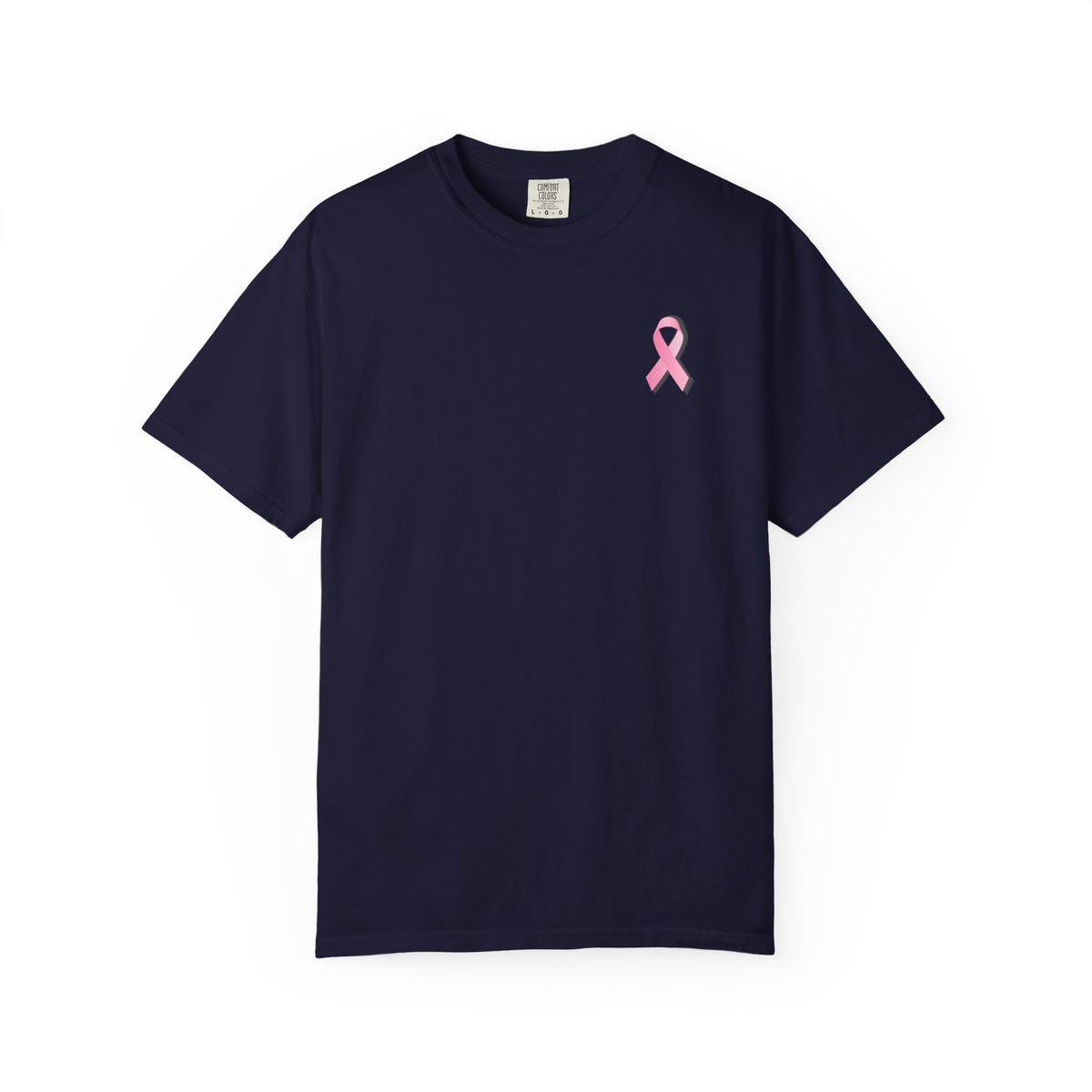 Breast Cancer Awareness T-Shirt — "No One Fights Alone" Flag Tee
