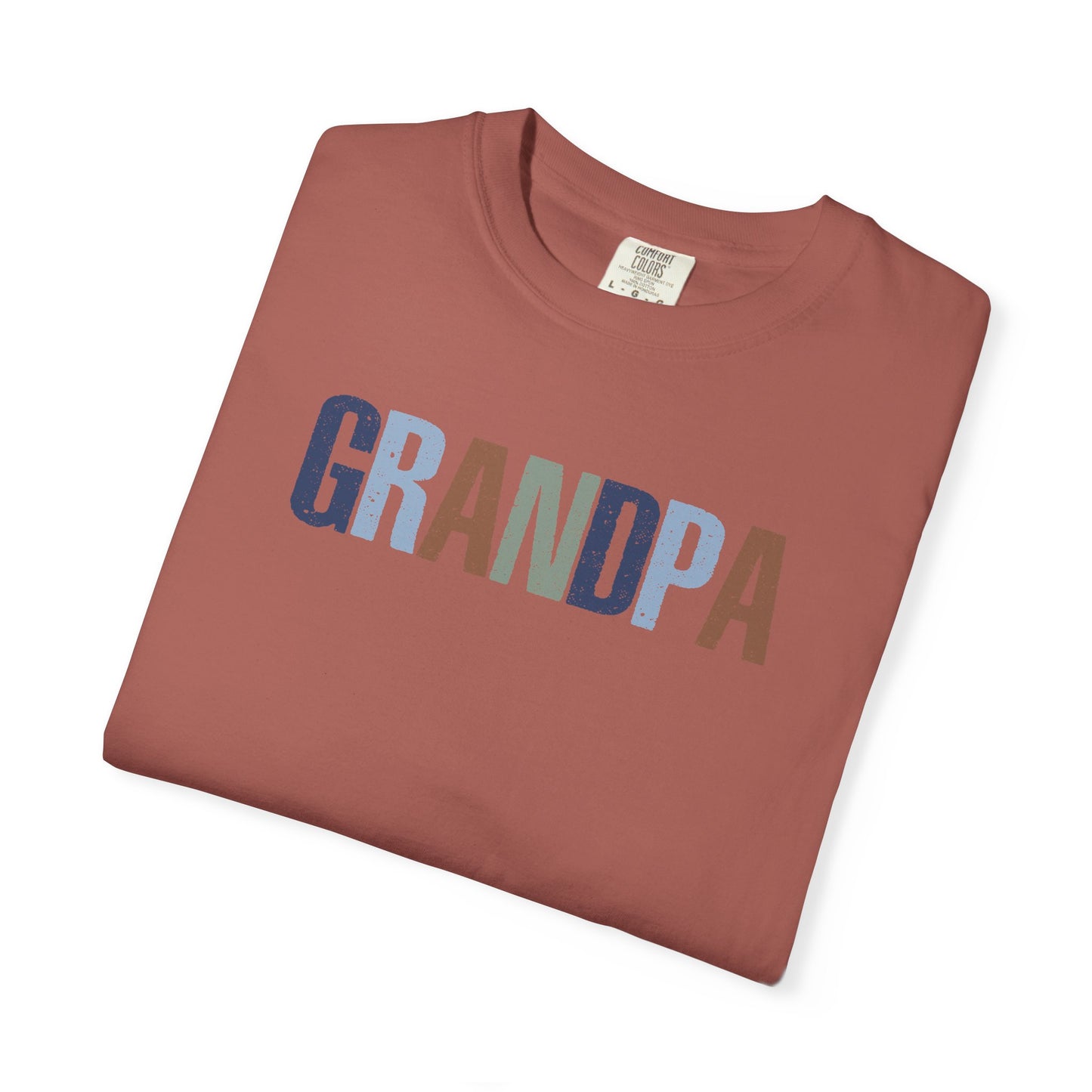 Grandpa Vintage Lettering T-Shirt — Comfortable Dad/Grandparent Gift for Father's Day
