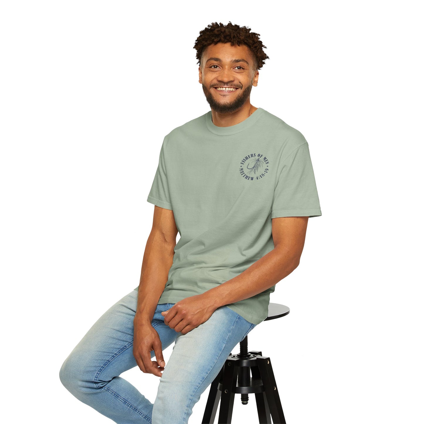 Fishers of Men T-Shirt — Christian Fishing Graphic Tee (Matthew 4:18-19)