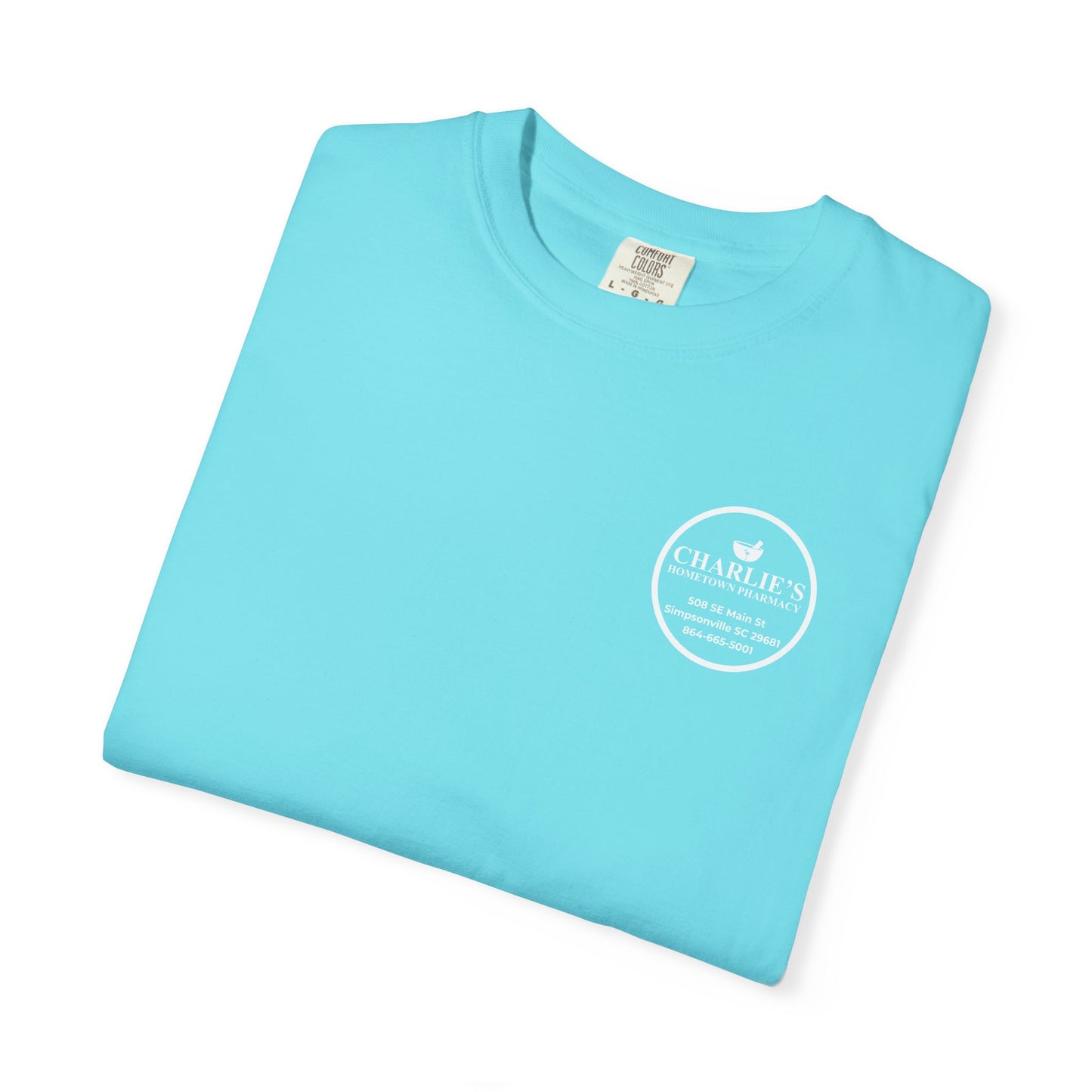 Pharmacy Logo T-Shirt — Charlie’s Hometown Pharmacy Logo Tee