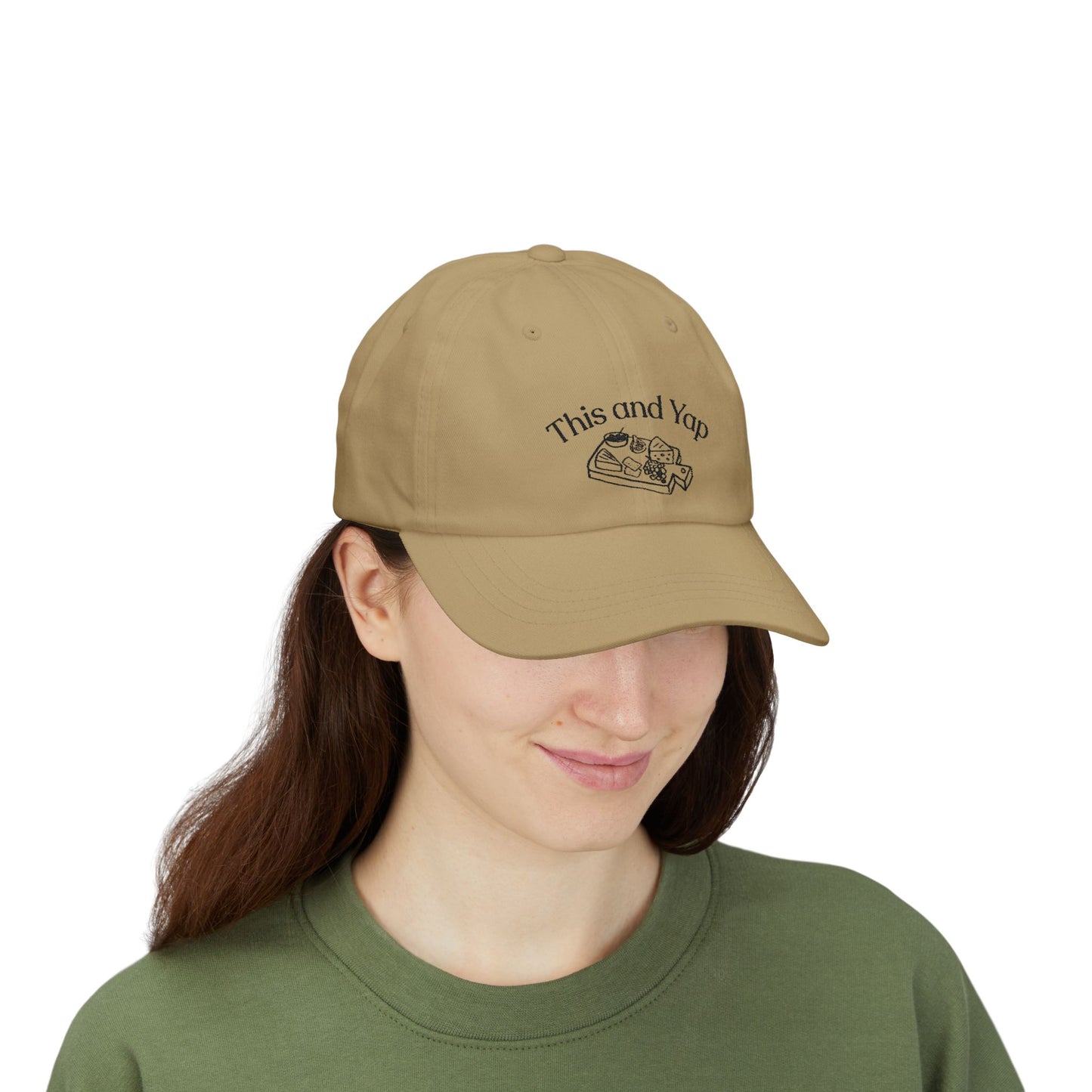 Dad Cap — 'This and Yap' Cheese Board Embroidery Hat