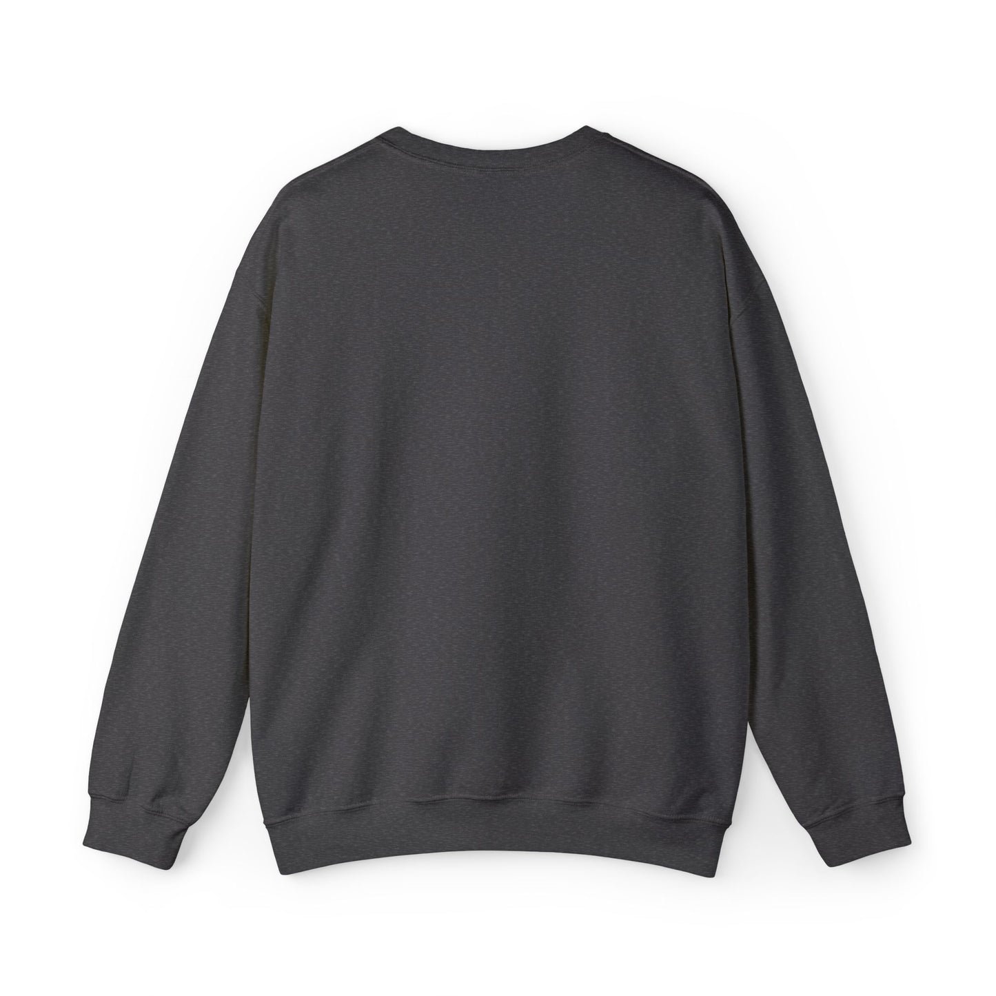 Crewneck Sweatshirt - Minimal White Script "Loves Jesus + America, Too" Embroidered Cozy Casual Pullover