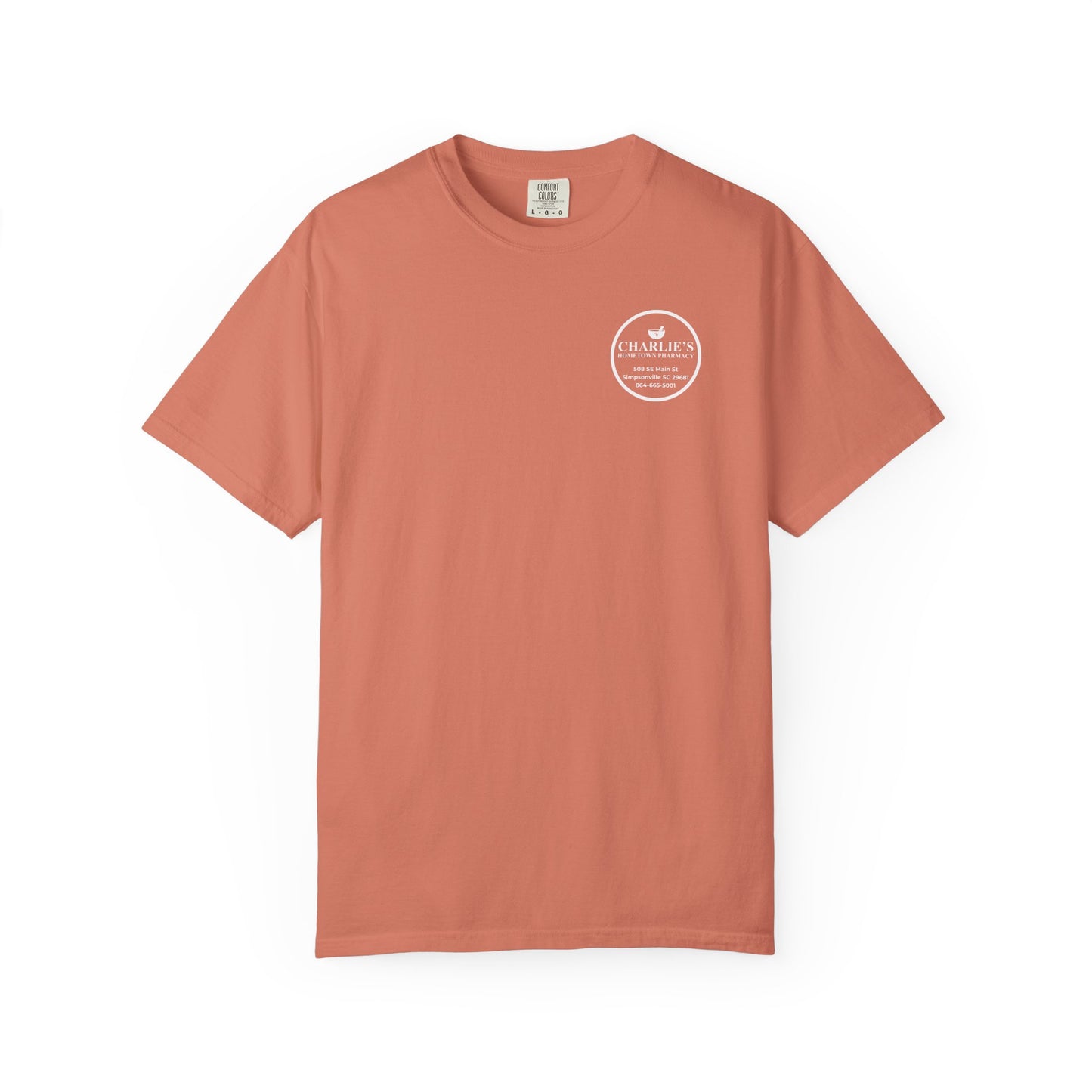 Pharmacy Logo T-Shirt — Charlie’s Hometown Pharmacy Logo Tee
