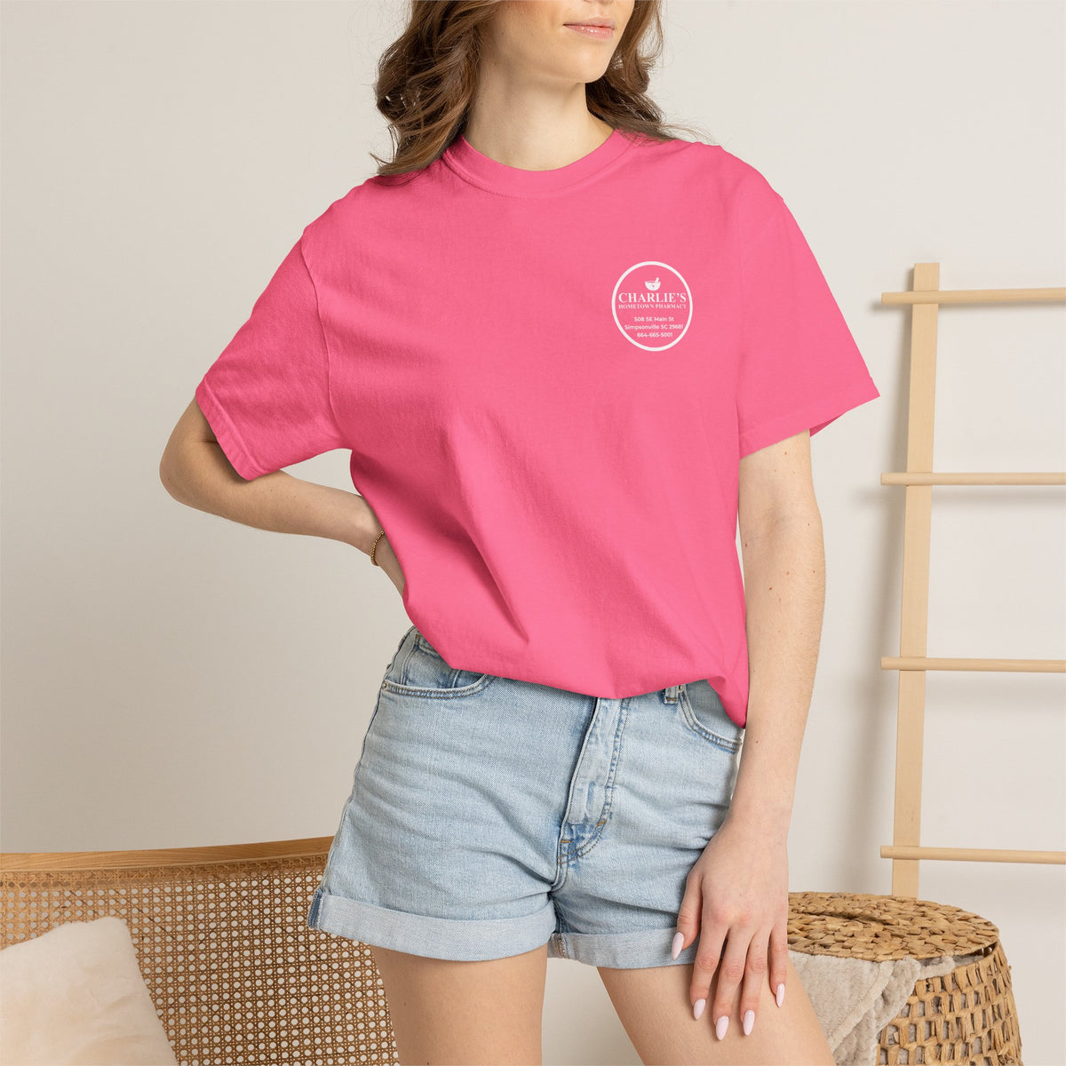 Pharmacy Logo T-Shirt — Charlie’s Hometown Pharmacy Logo Tee