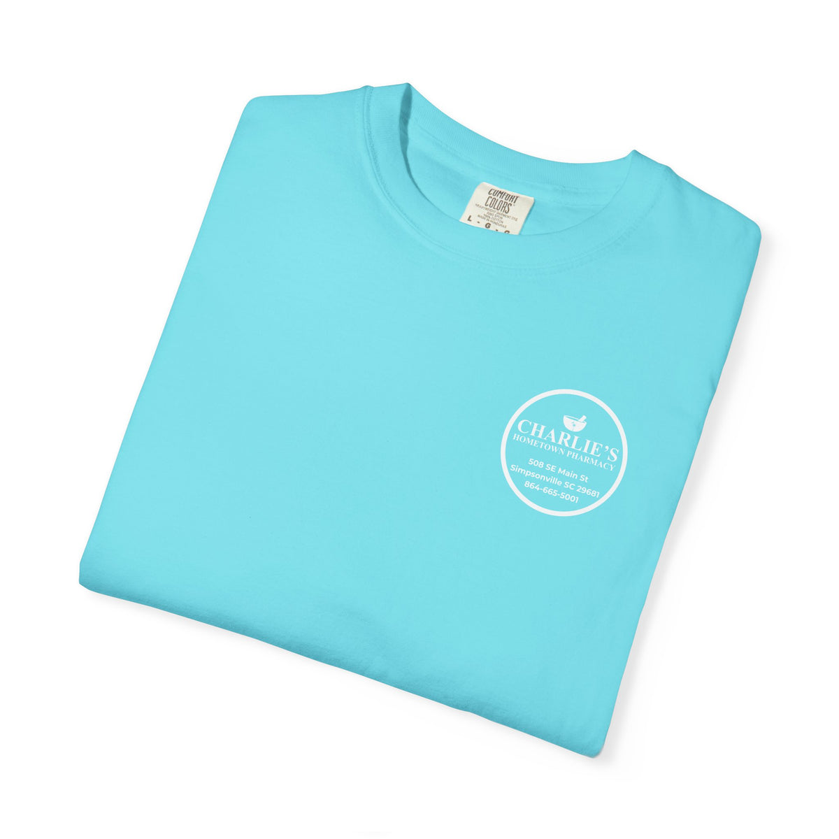 Pharmacy Logo T-Shirt — Charlie’s Hometown Pharmacy Logo Tee