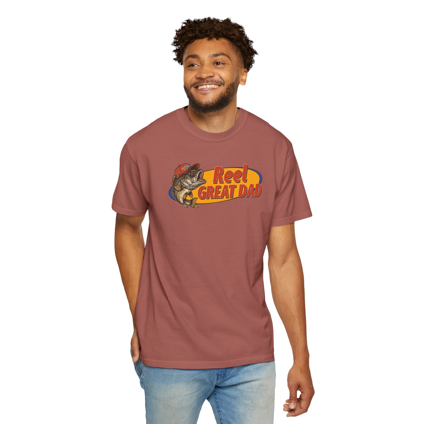 Reel Great Dad T-Shirt – Fishing Dad Graphic Tee