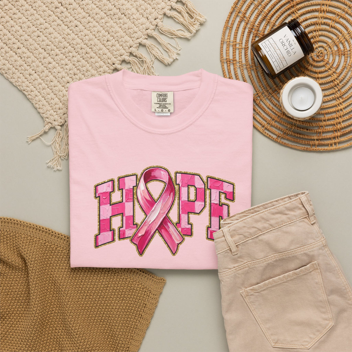 Hope Ribbon T-Shirt — Breast Cancer Awareness Tee
