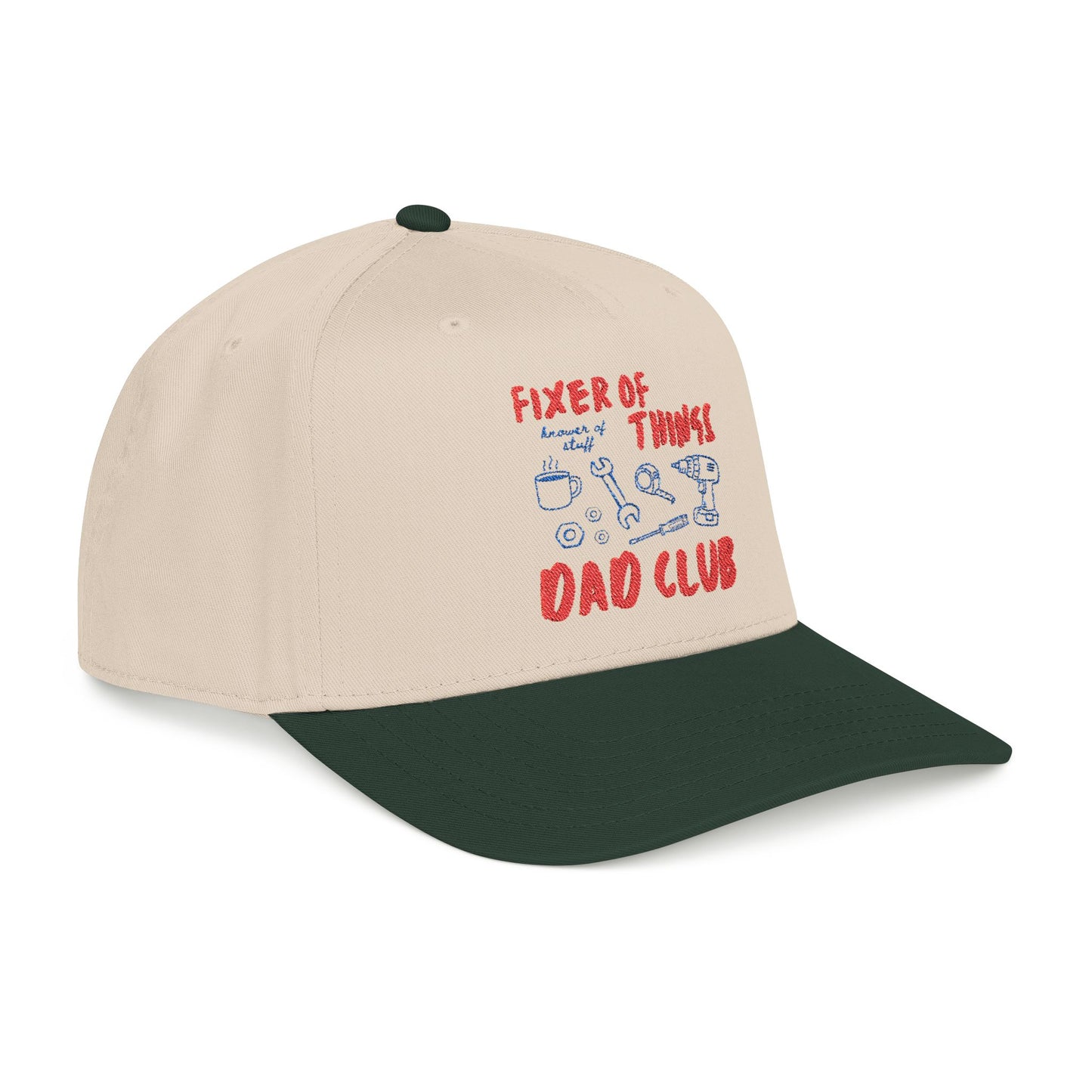 Dad "Fixer of Things" Mid Profile Baseball Cap