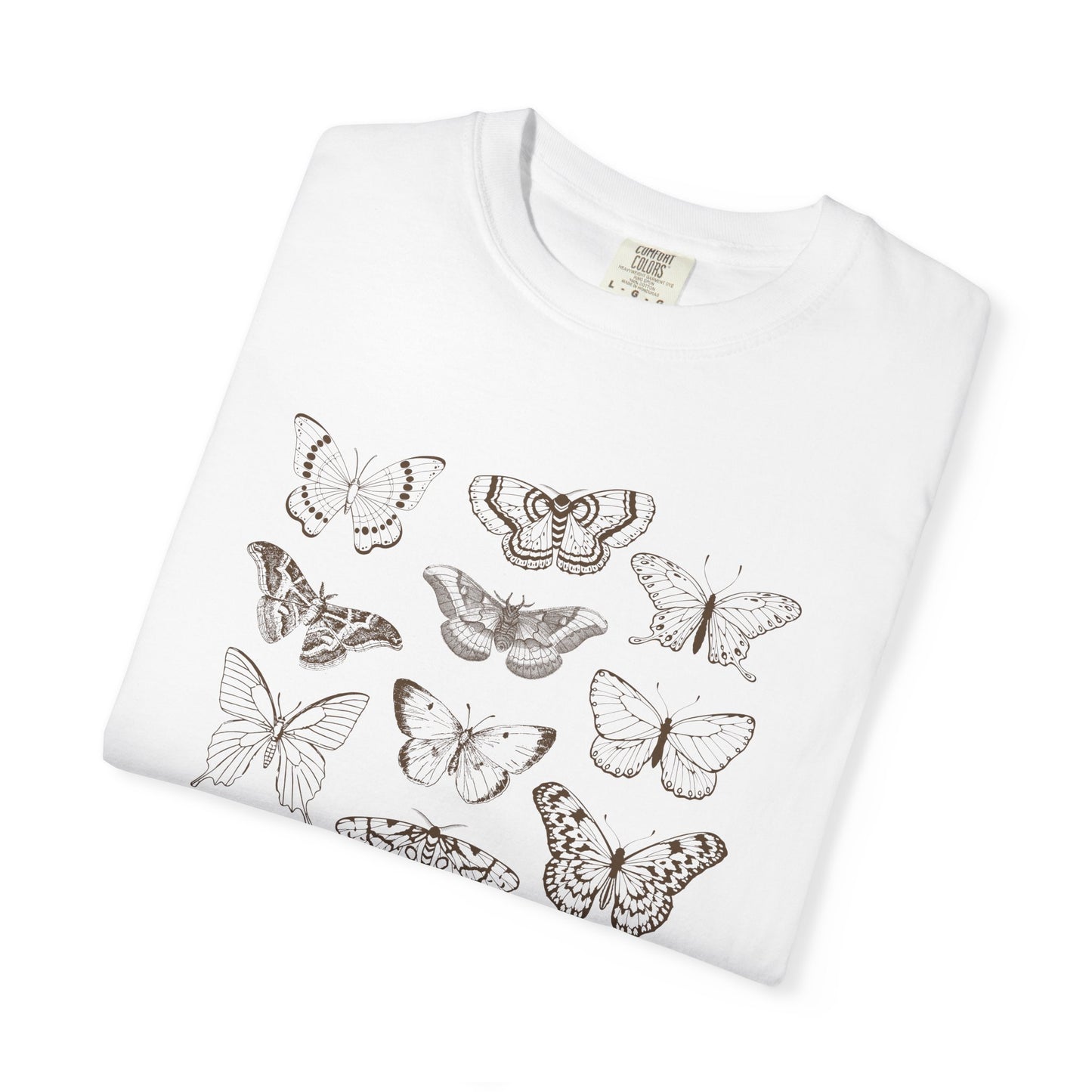 Butterfly Sketches T-Shirt — Vintage Butterfly Graphic Tee